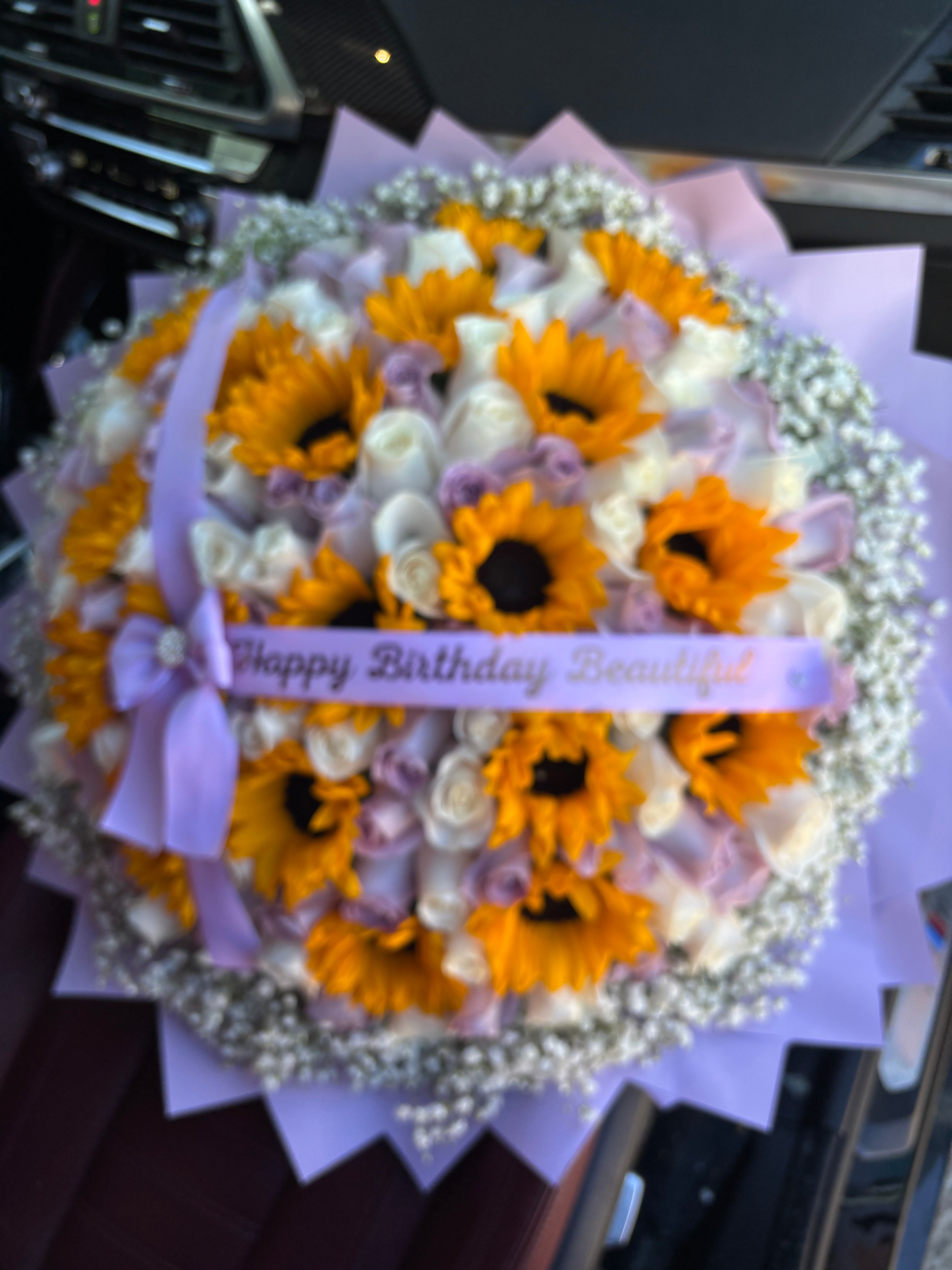 100 roses + sunflowers ( $390 total) rest zelle