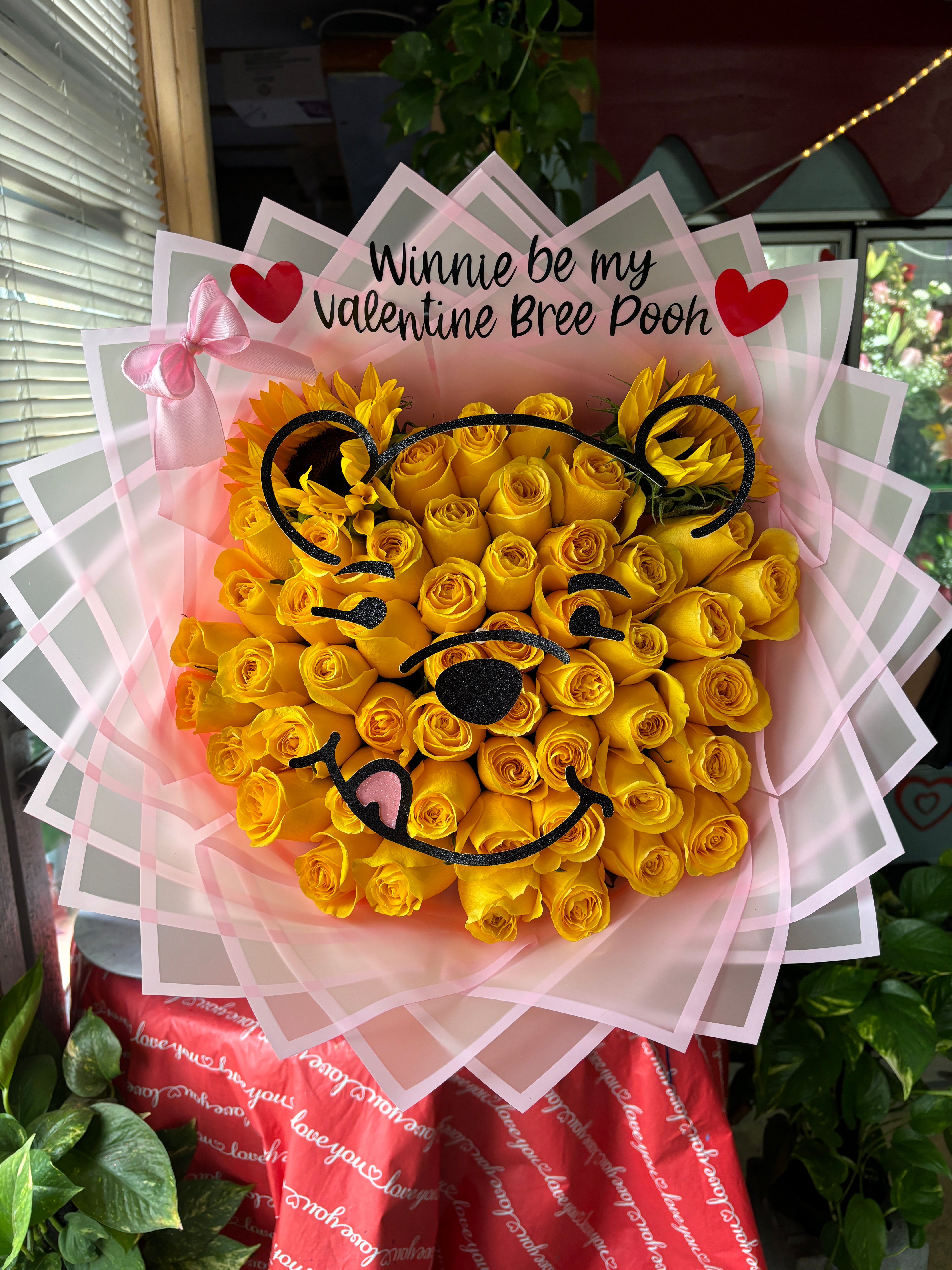 50 rose Winnie the Pooh❤️