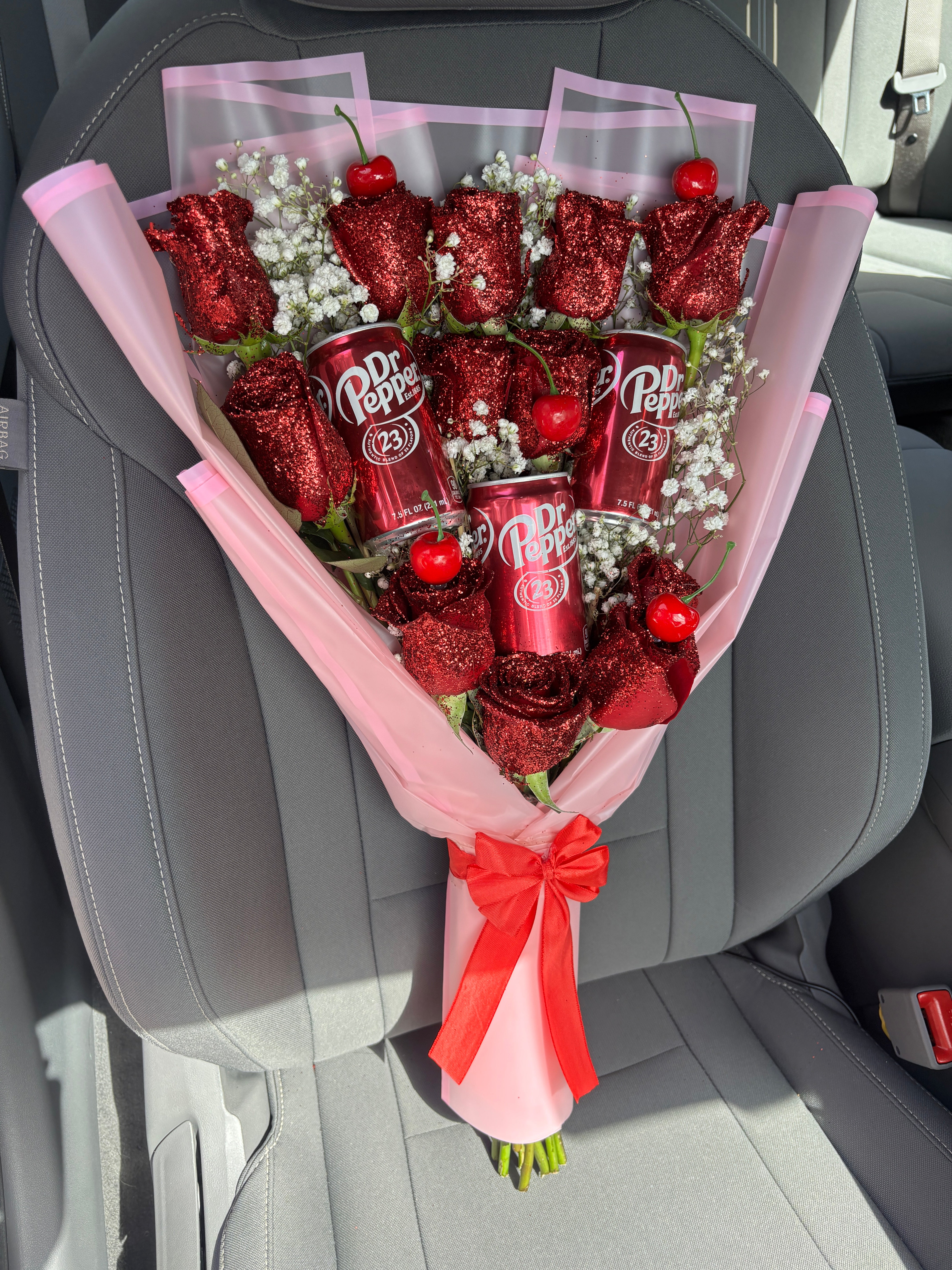 For my Dr Pepper lover bouquet ❤️🍒
