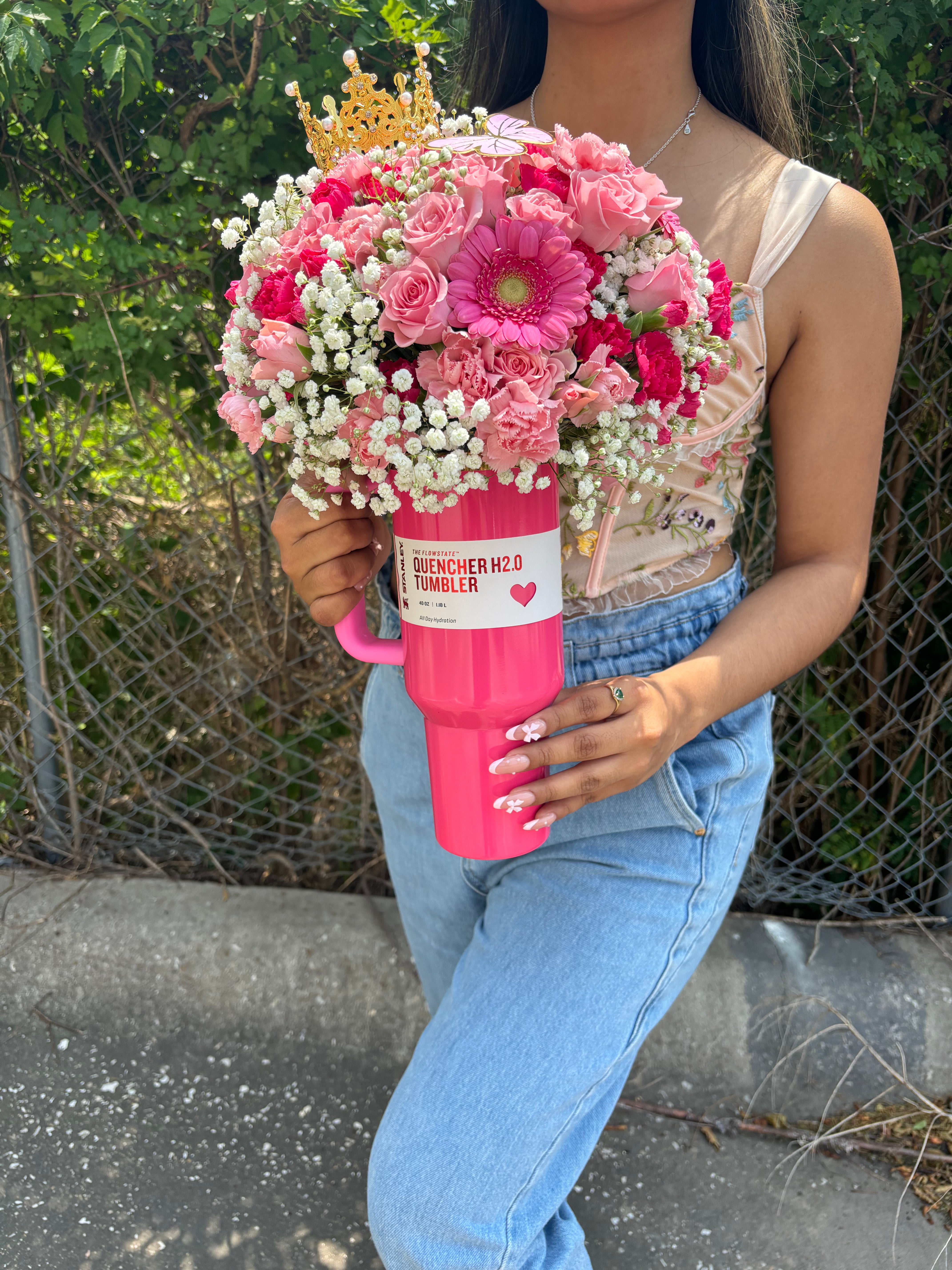 Stanley cup arrangement🎀 (Stanley cup not included!!)