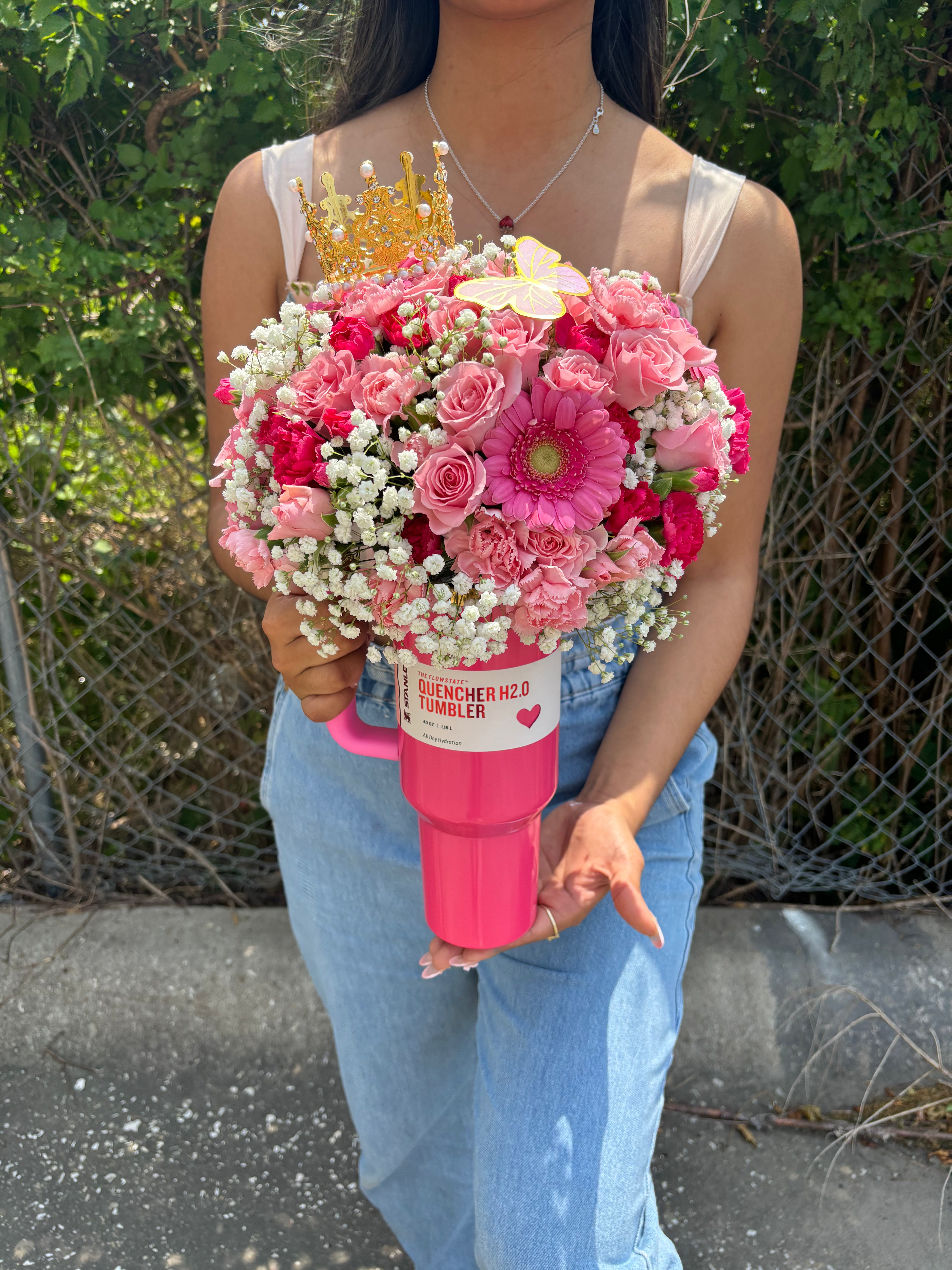 Stanley cup arrangement🎀 (Stanley cup not included!!)