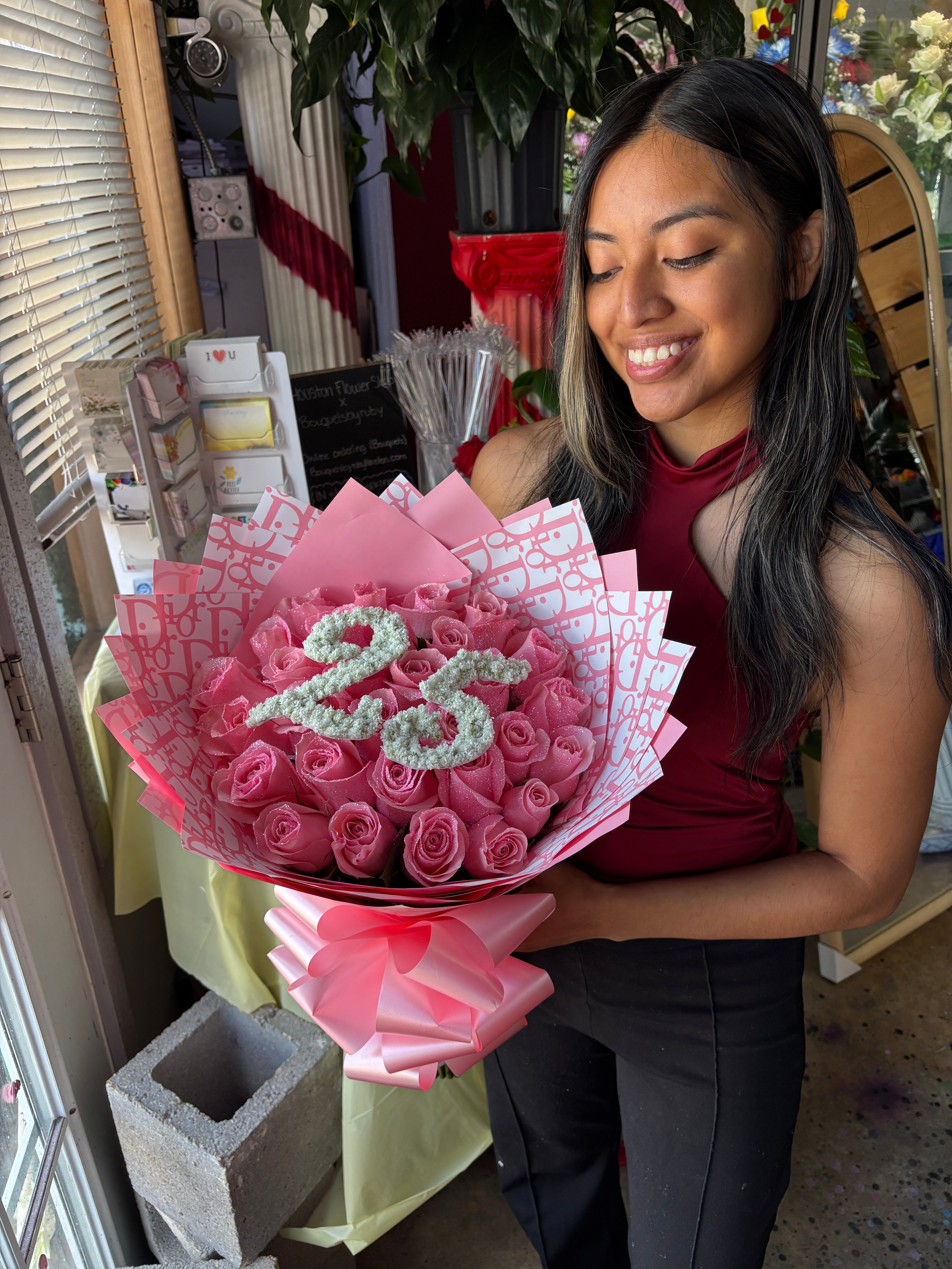 25ct glitter + initial ✨