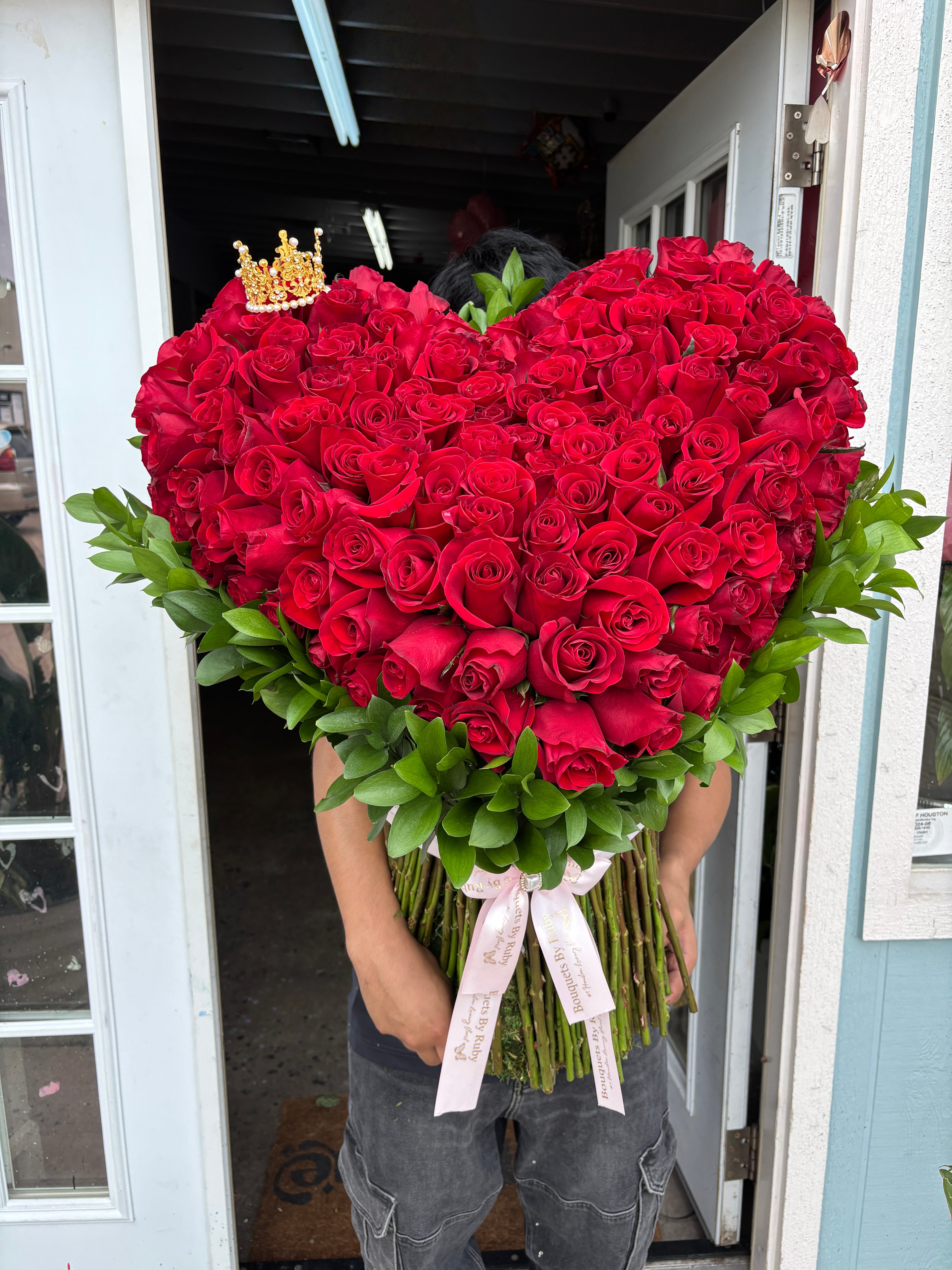 Standing heart wood Bouquet ❤️