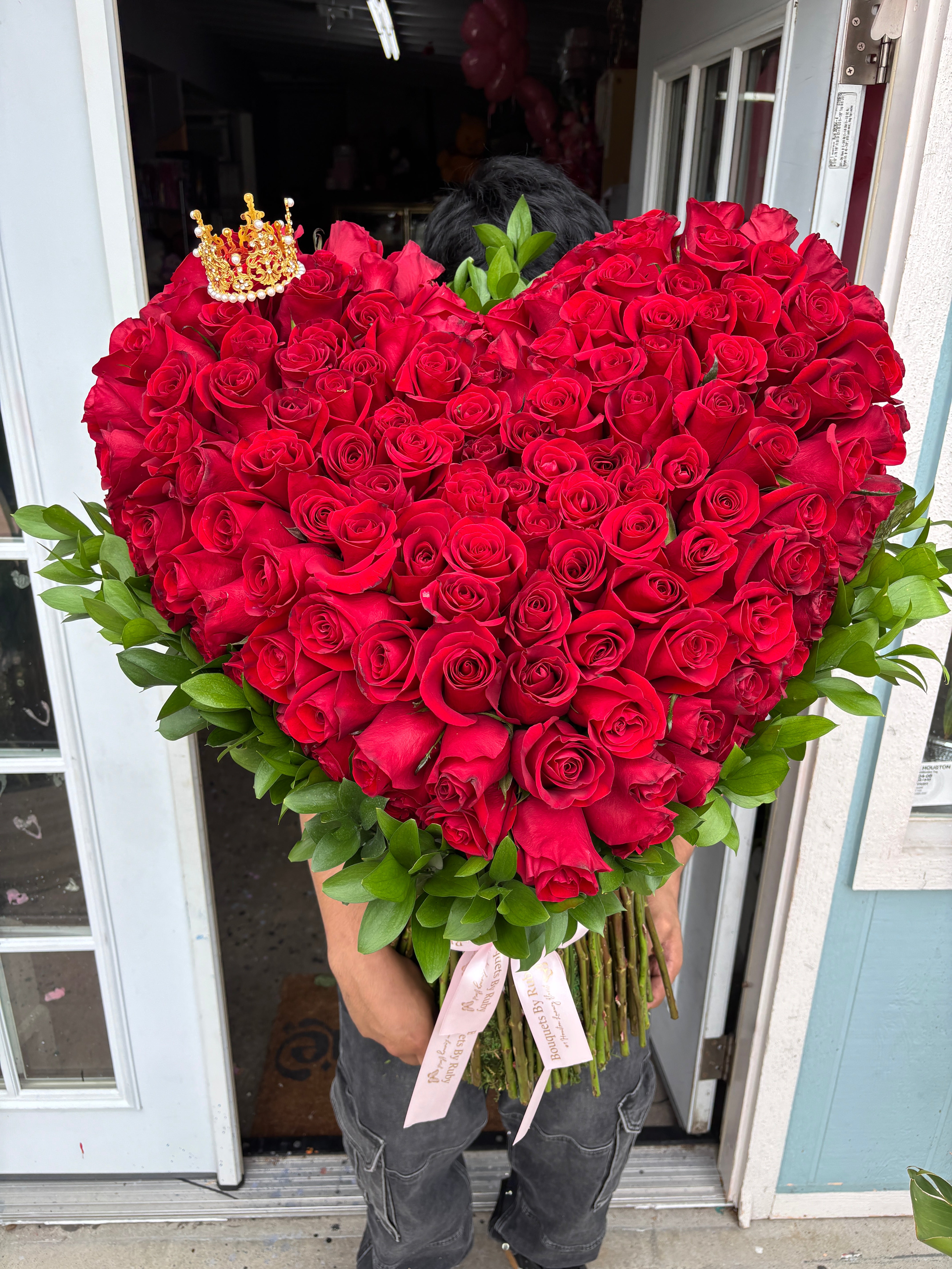 Standing heart wood Bouquet ❤️