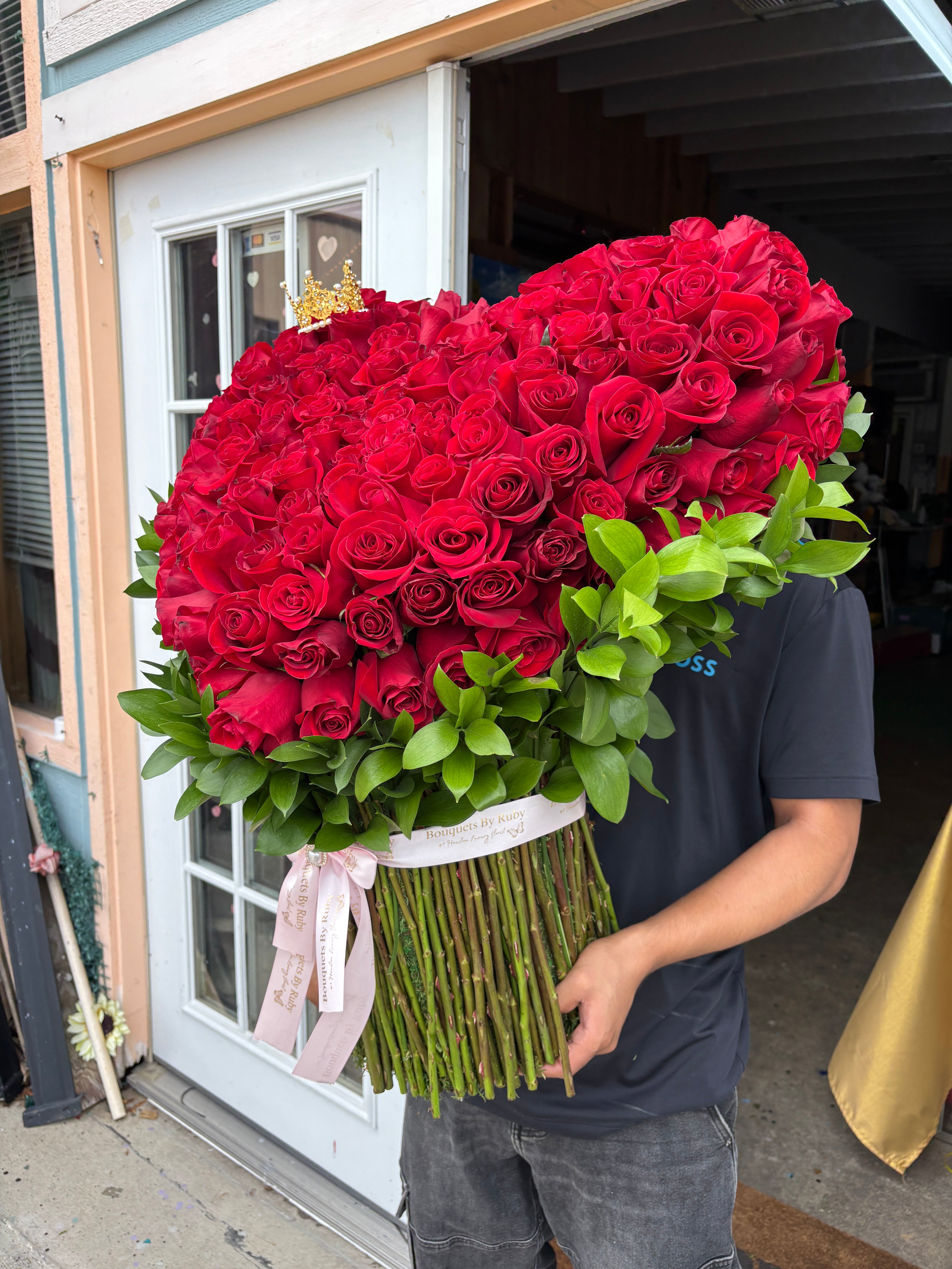 Standing heart wood Bouquet ❤️