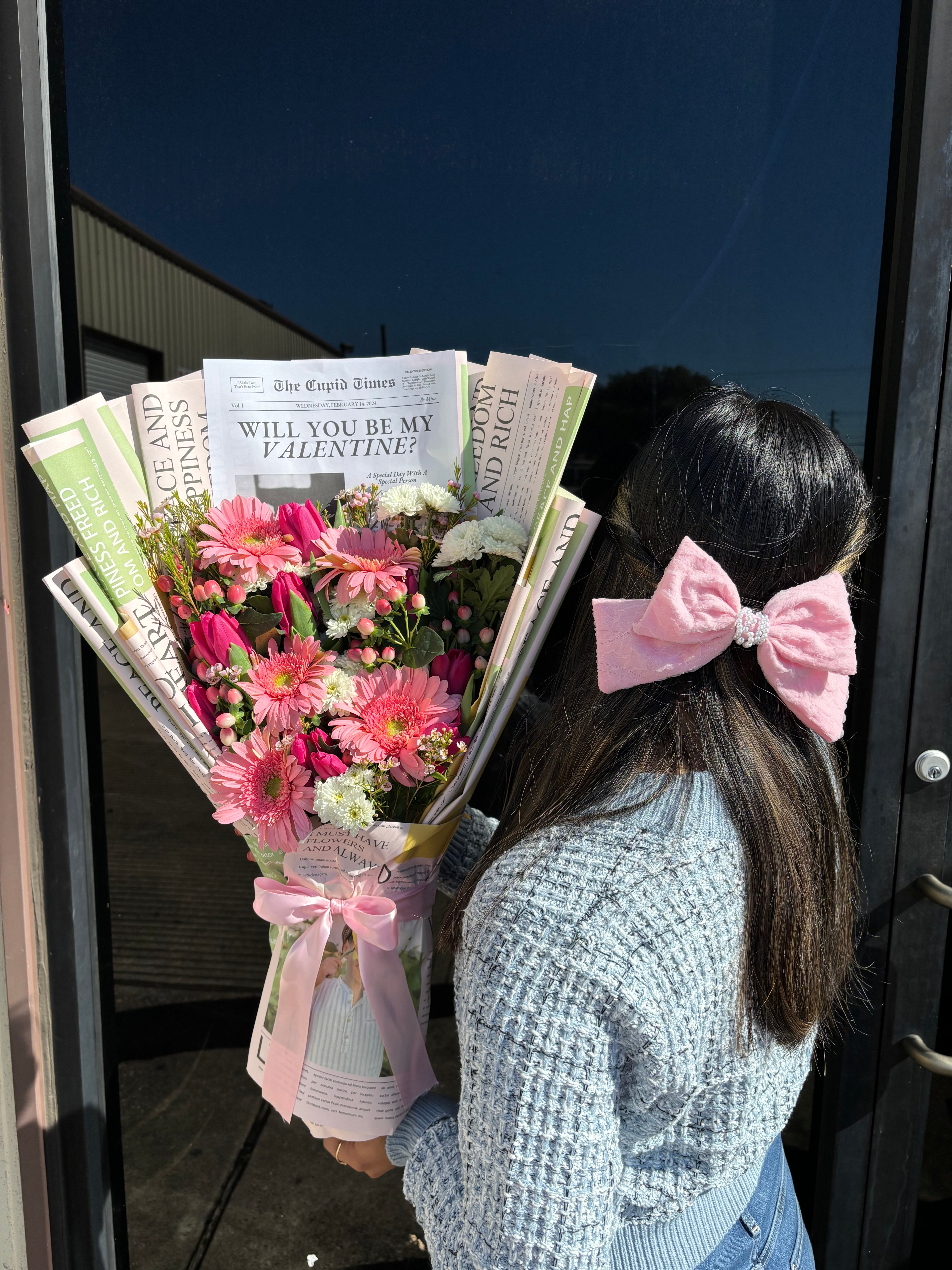 Newspaper Vol. Will you be my valentine?π with vday color mix freestyle