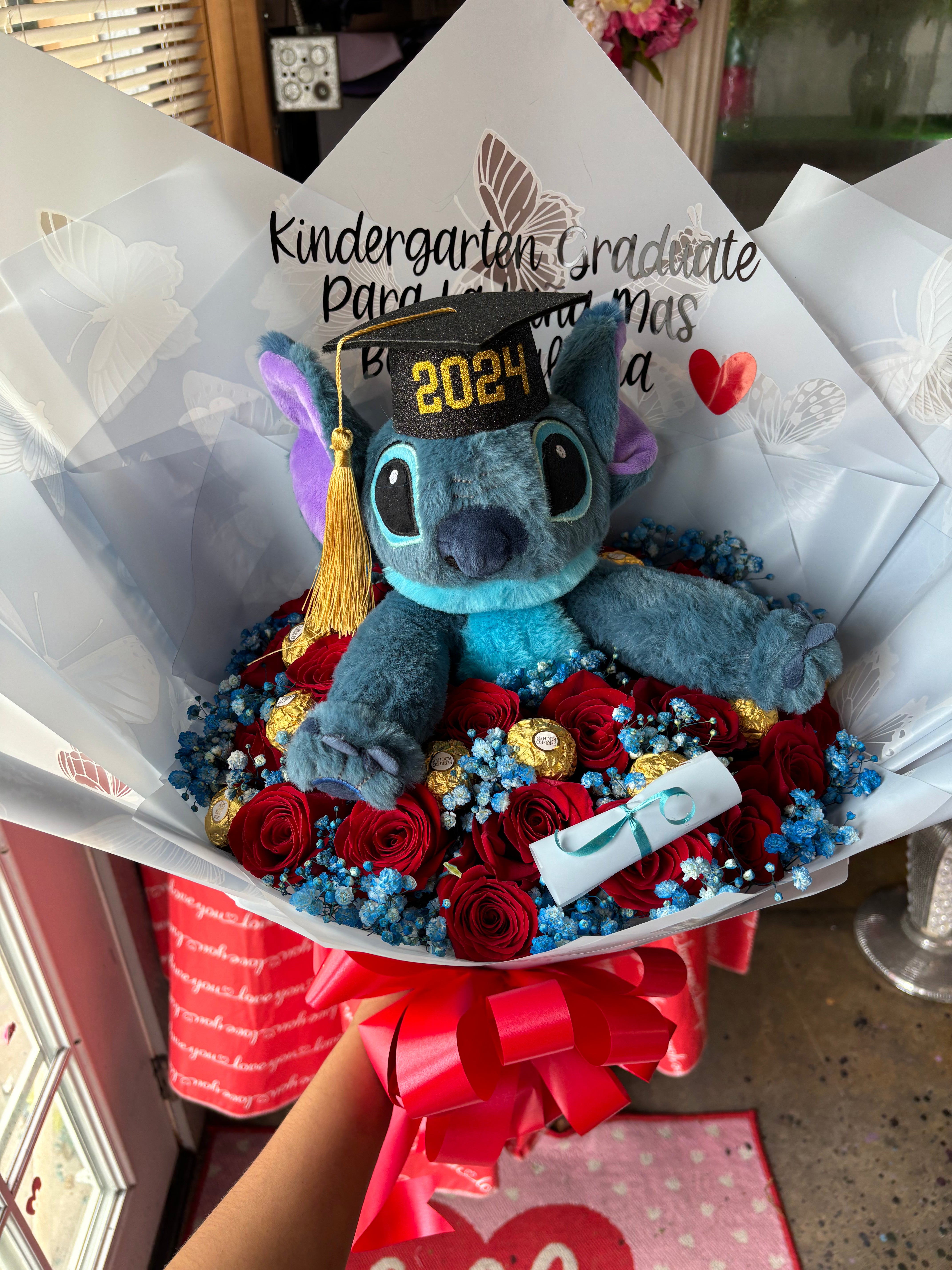 Stitch graduation bouquet ππ