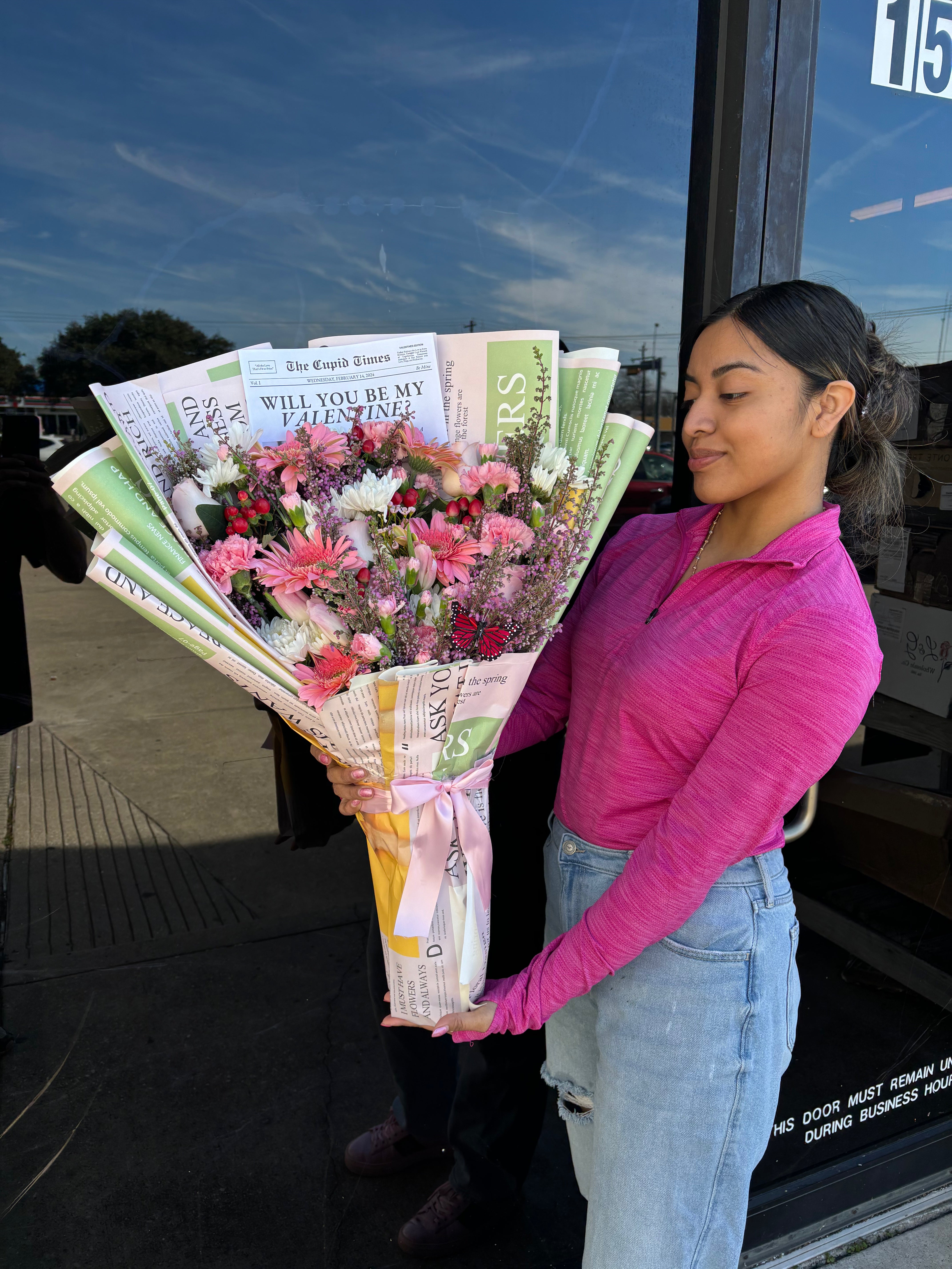 Newspaper Vol. Will you be my valentine?π with vday color mix freestyle