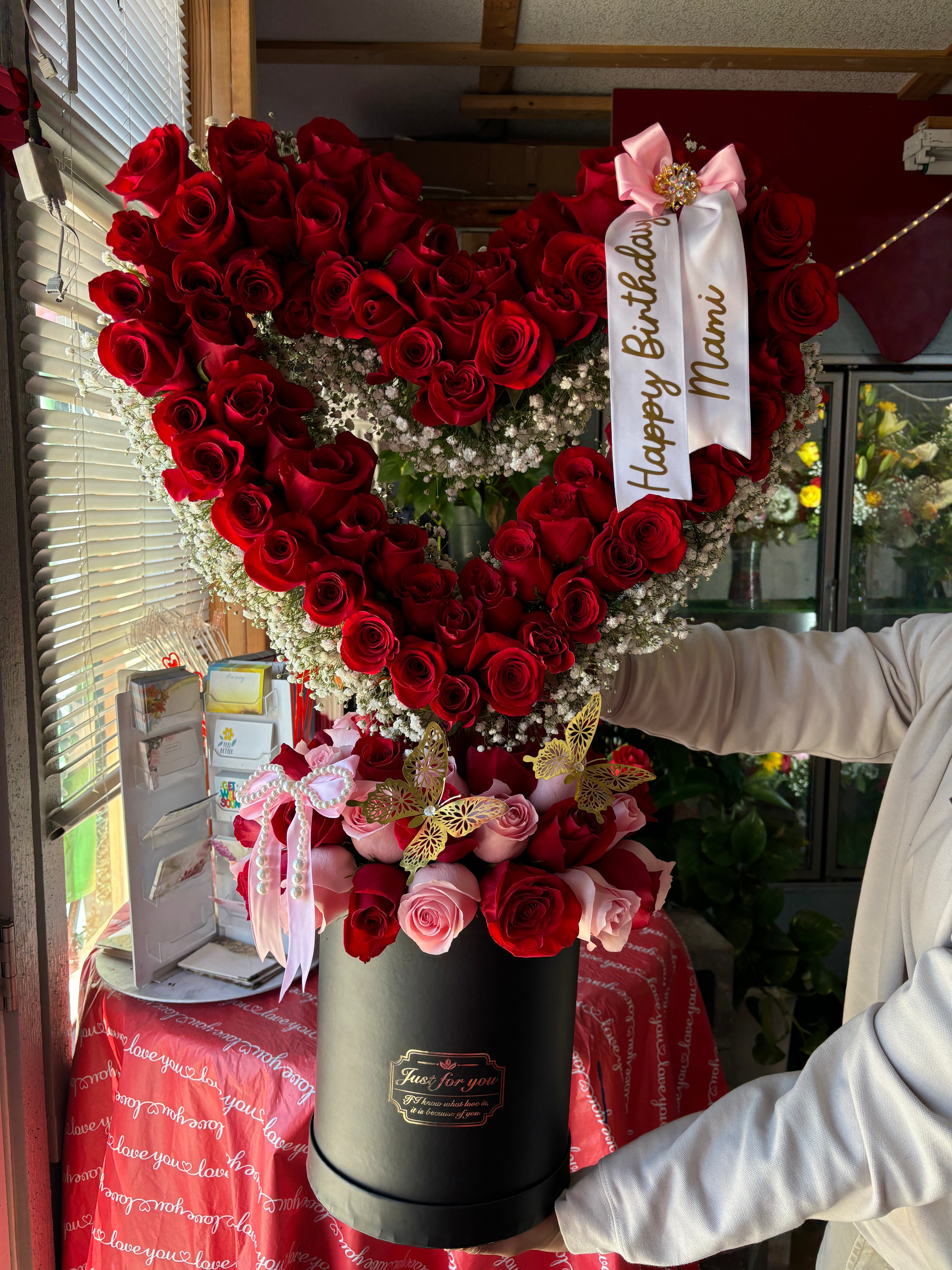 125 rose Rose Garden double tier Love