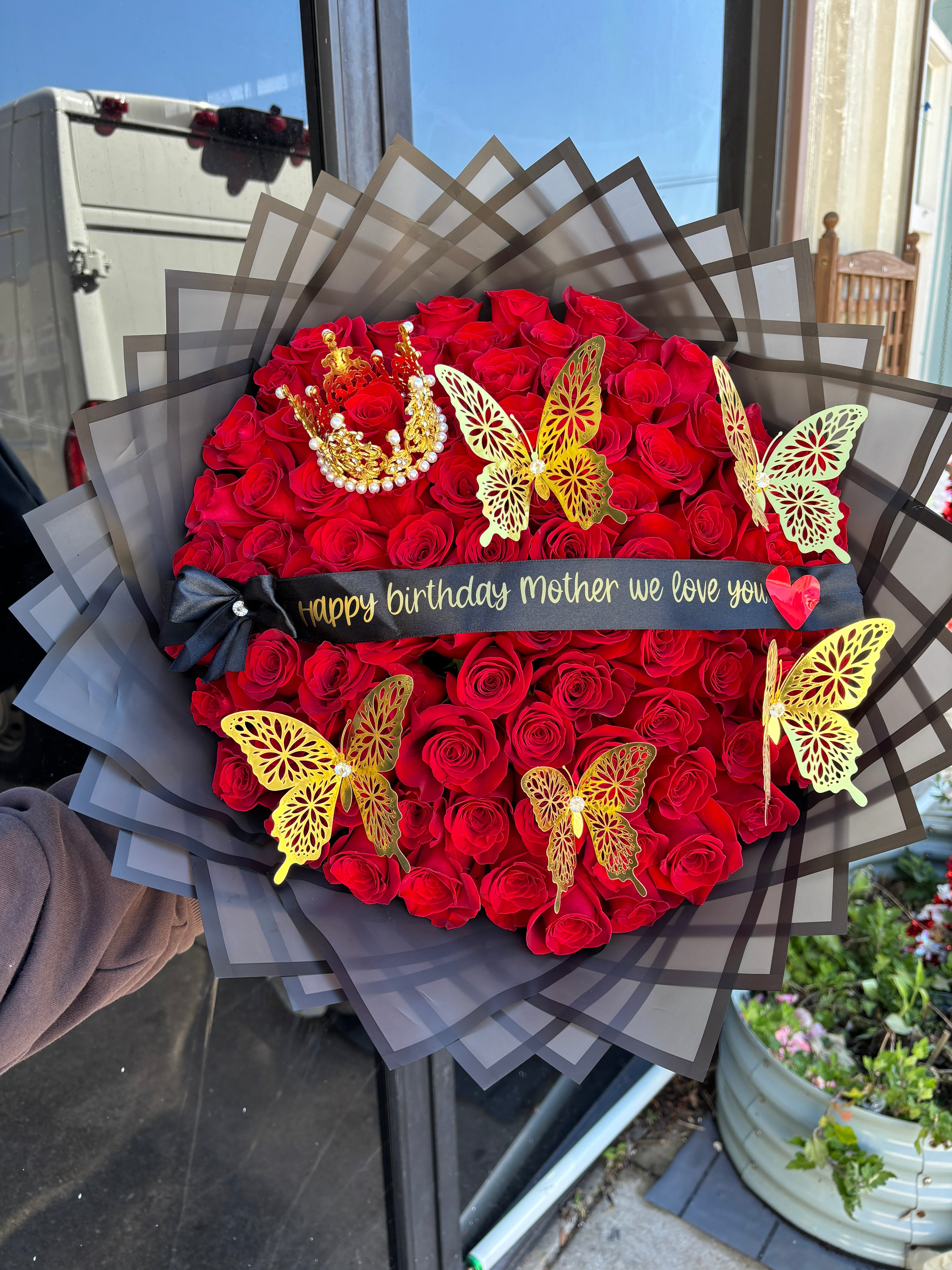 75 Elegant Rose Bouquet princess❤️