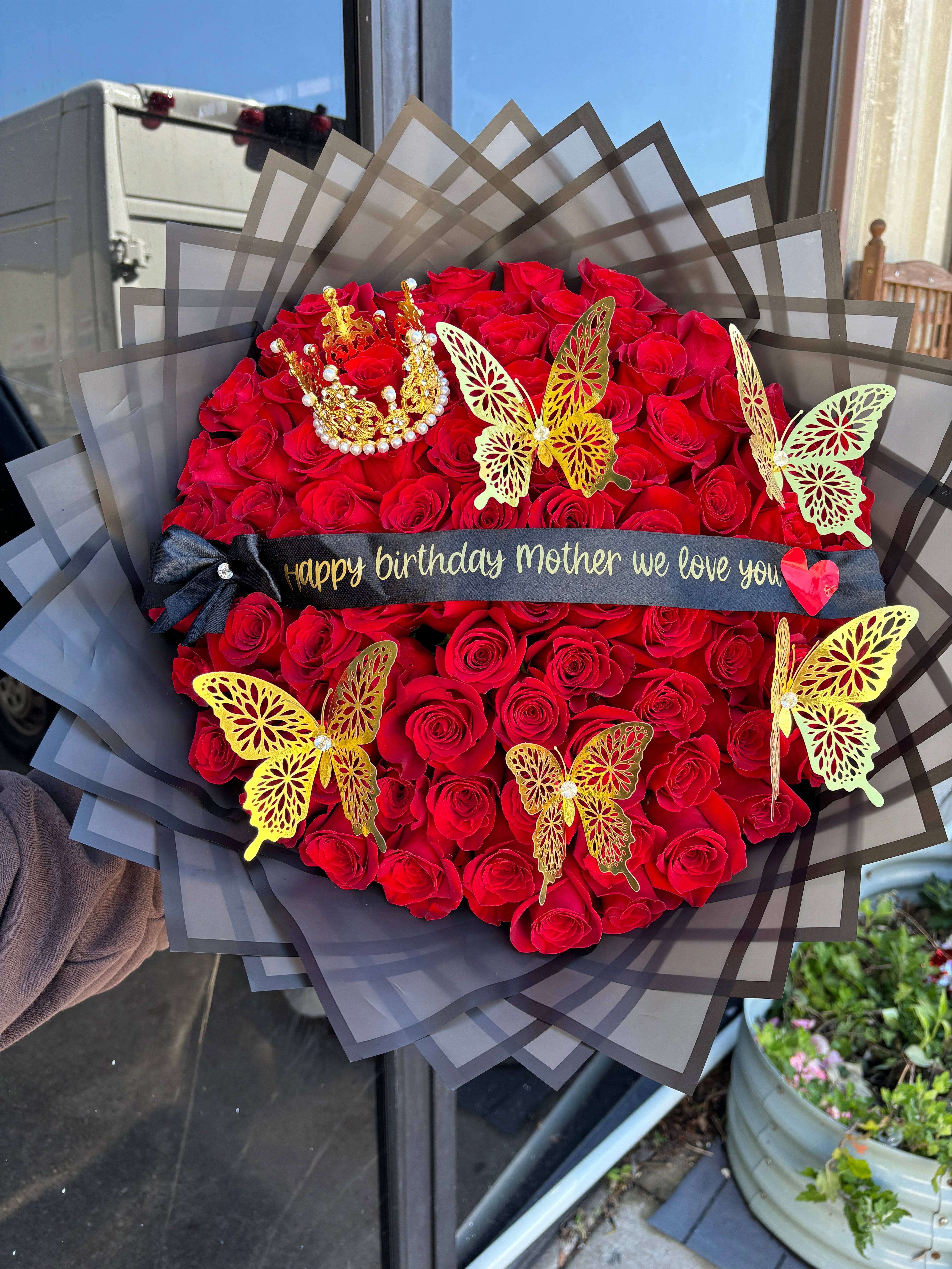 75 Elegant Rose Bouquet princess❤️