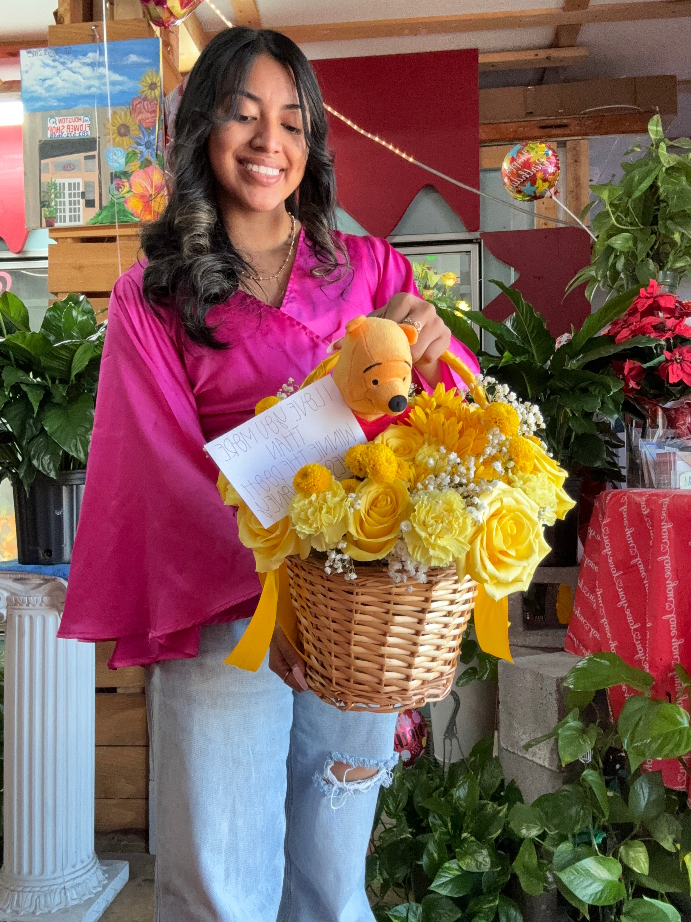 Yellow mix Garden basket 🍯