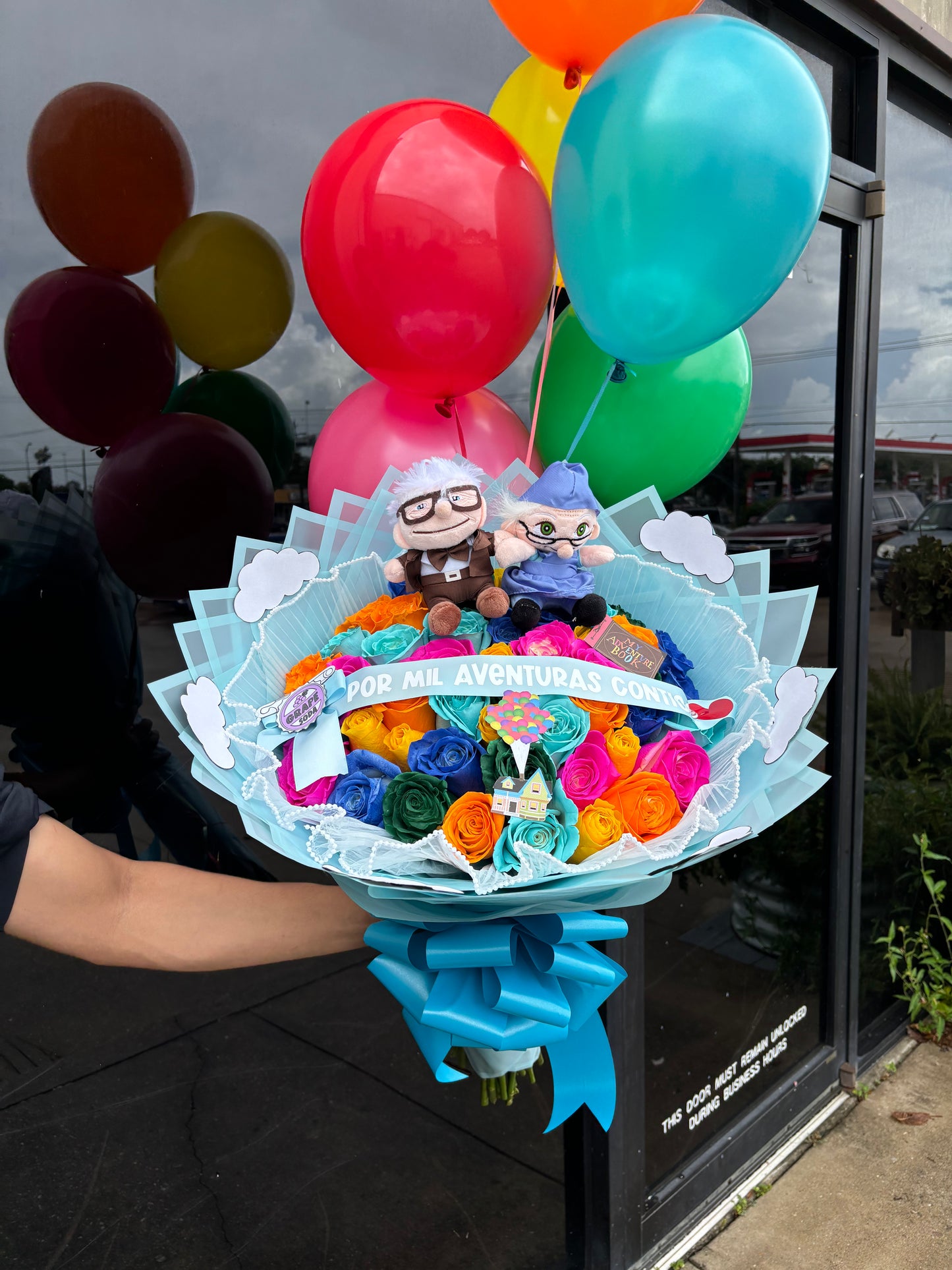 To my partner of adventures 🎈🏠50 rose