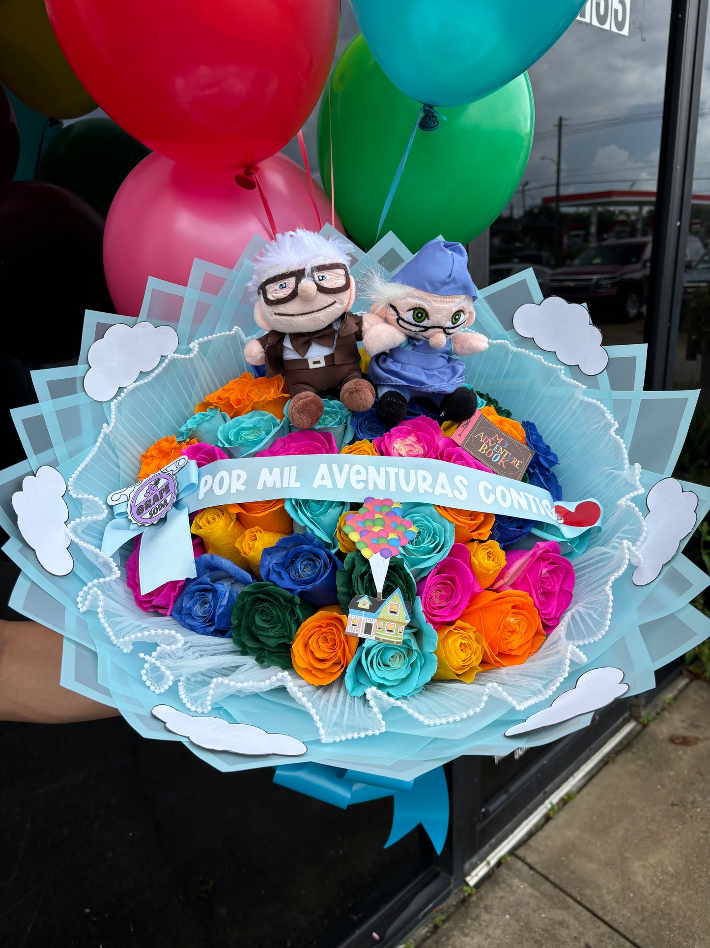 To my partner of adventures 🎈🏠50 rose