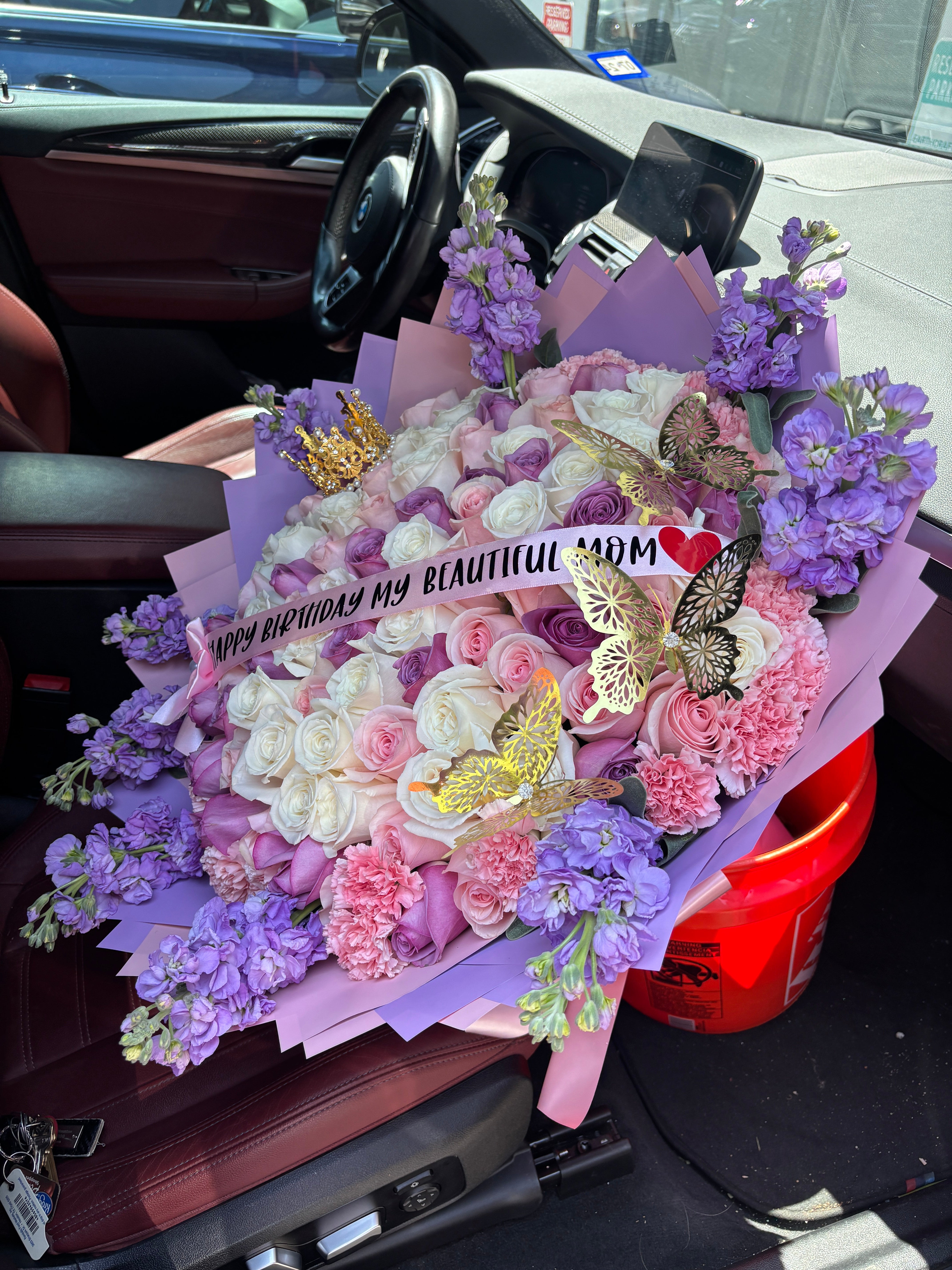 100 roses deluxe color bouquet🎀