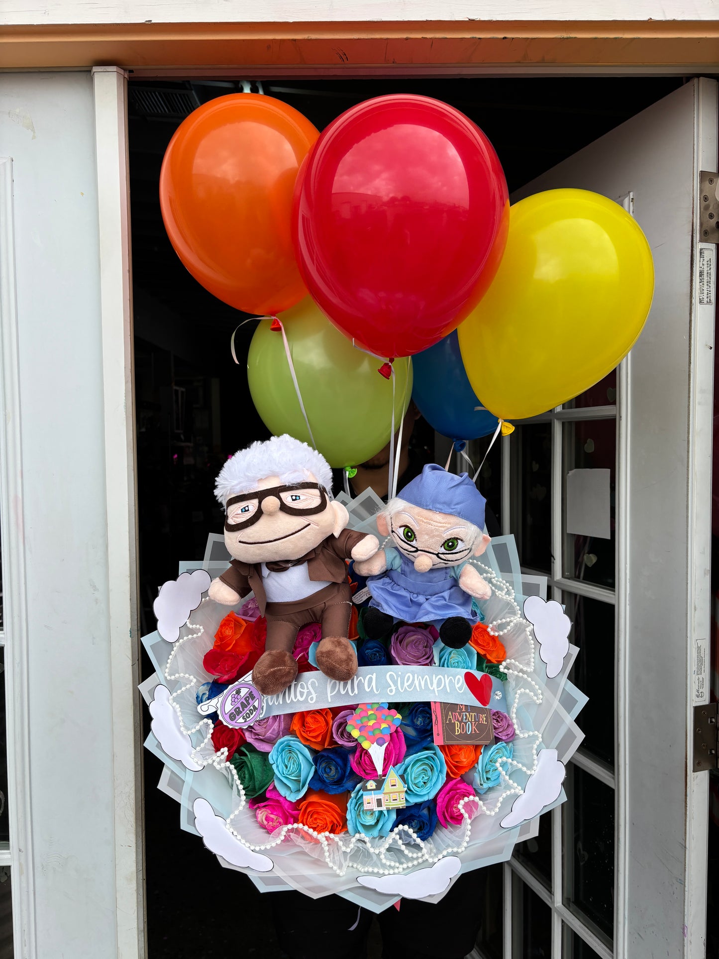 To my partner of adventures 🎈🏠50 rose