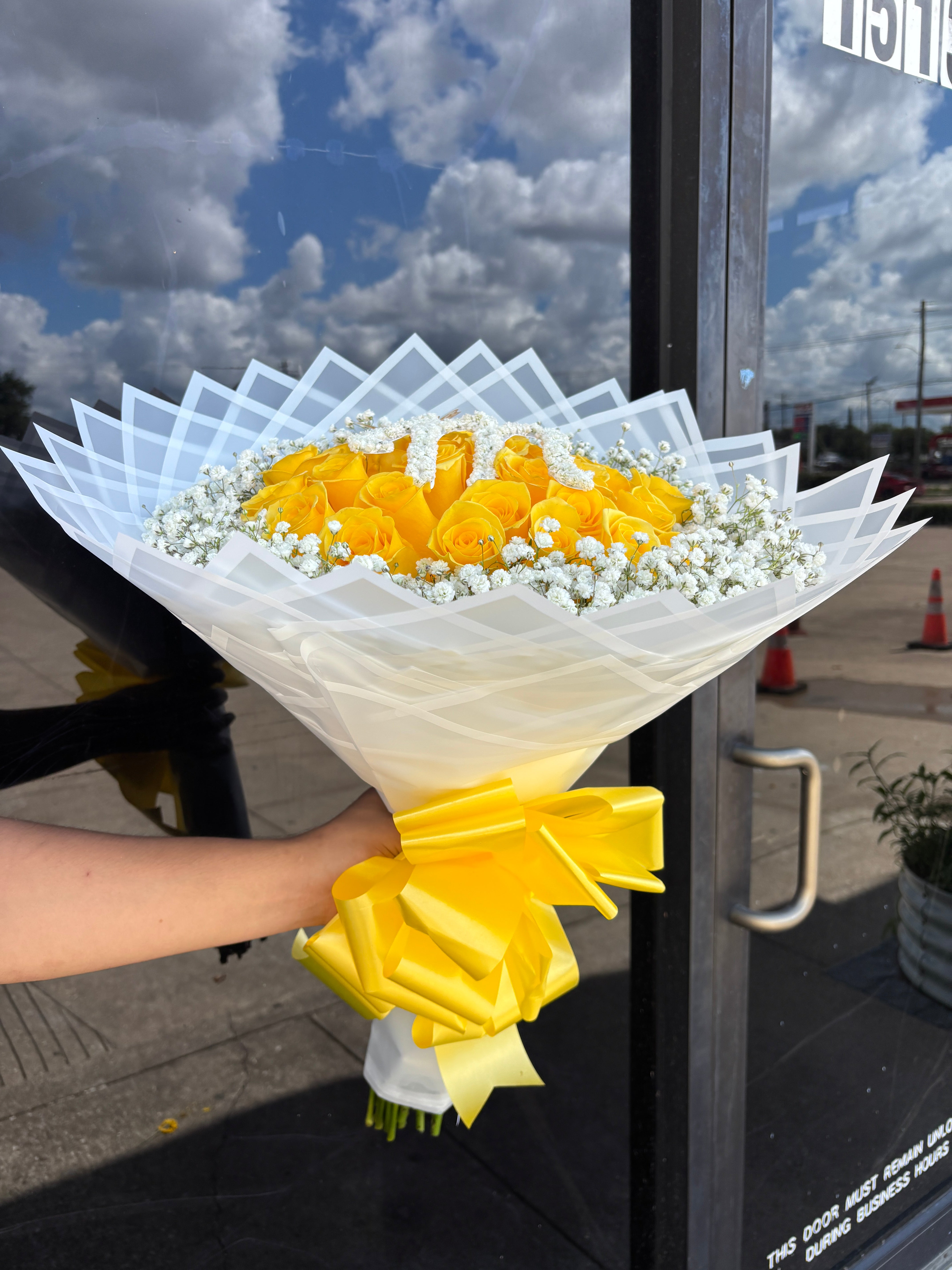 Yellow 24 ct With My Loves initial π