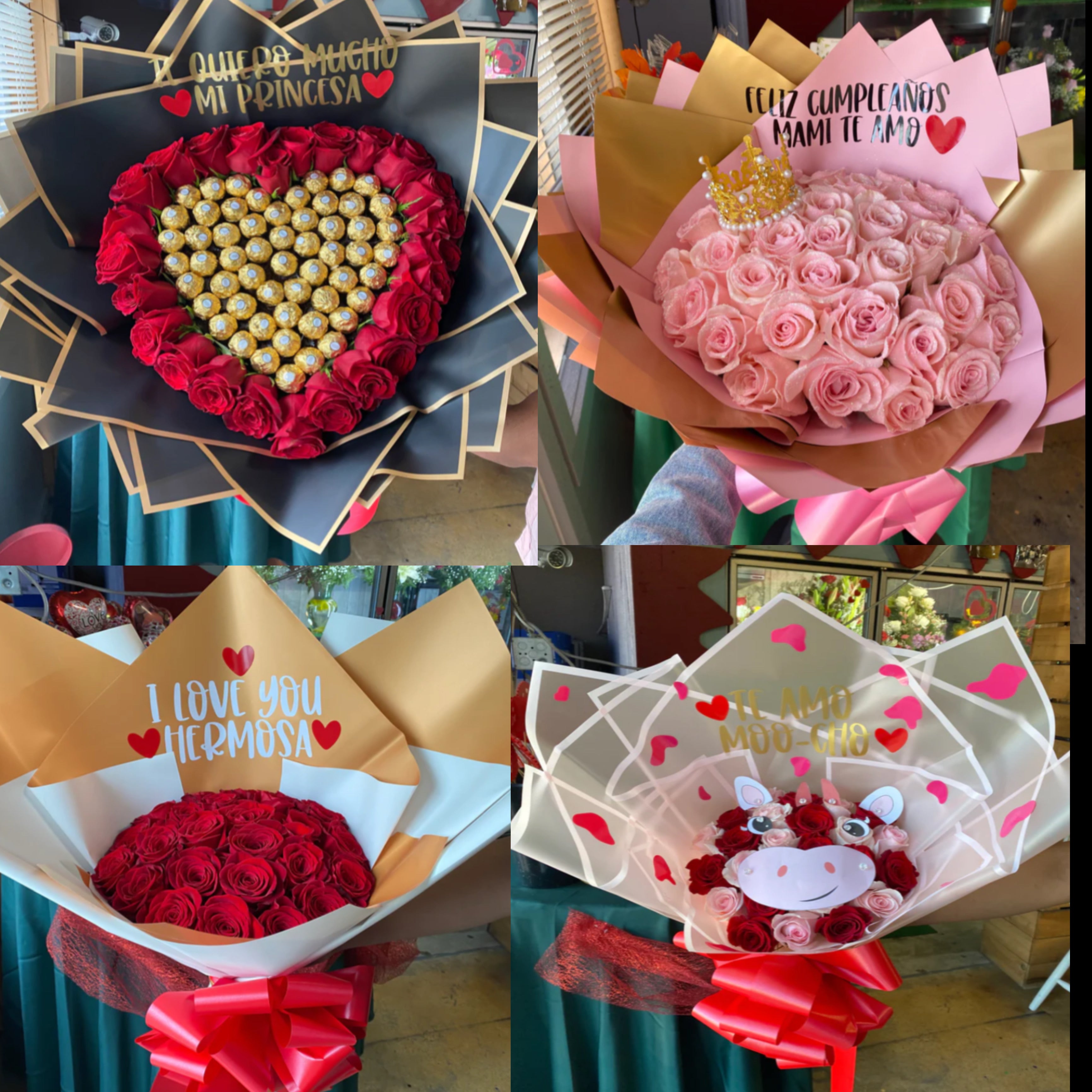 24 rose collection with different designs!#N# – bouquetsbyrubyhtx