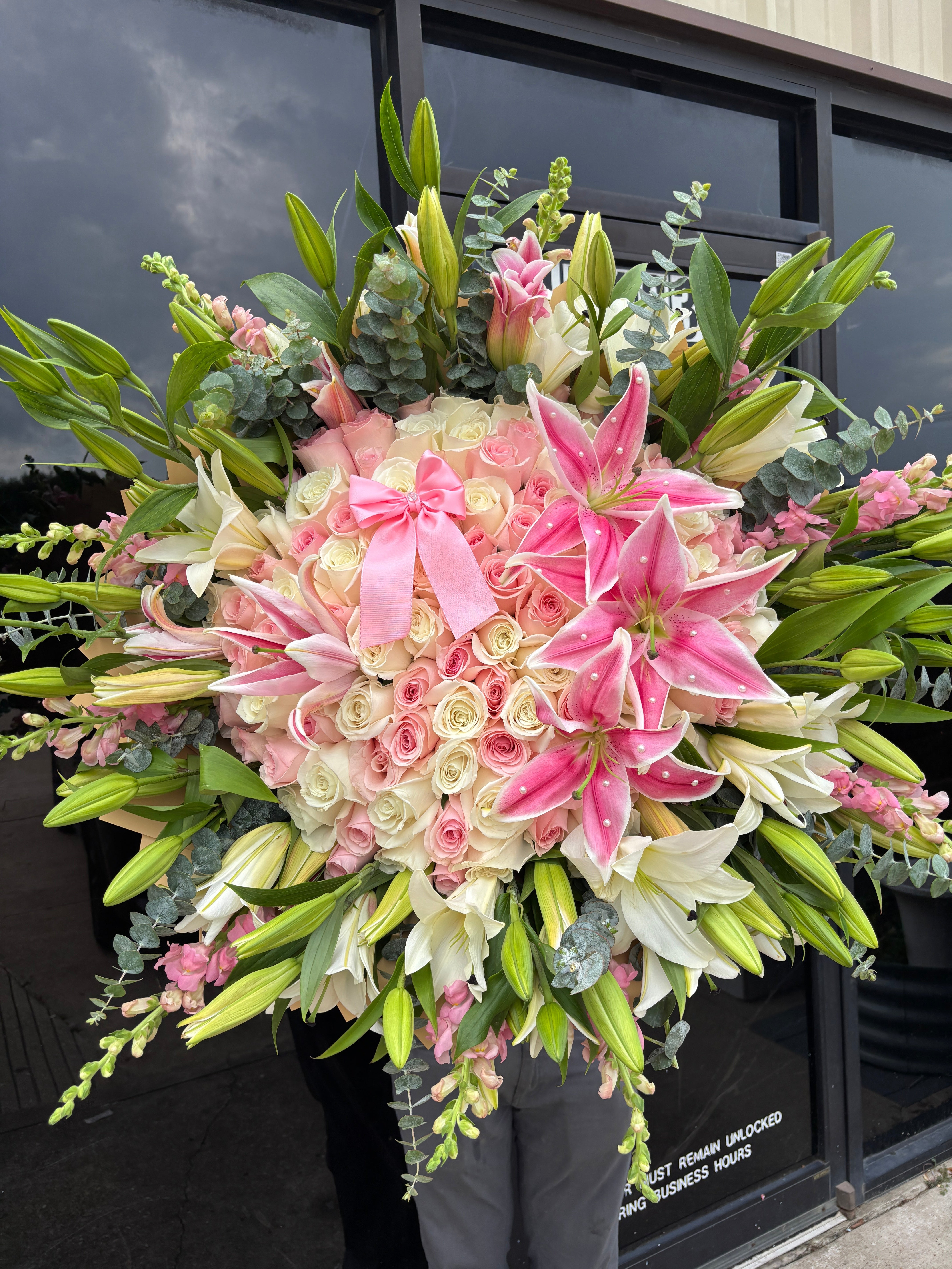 Lily bouquets