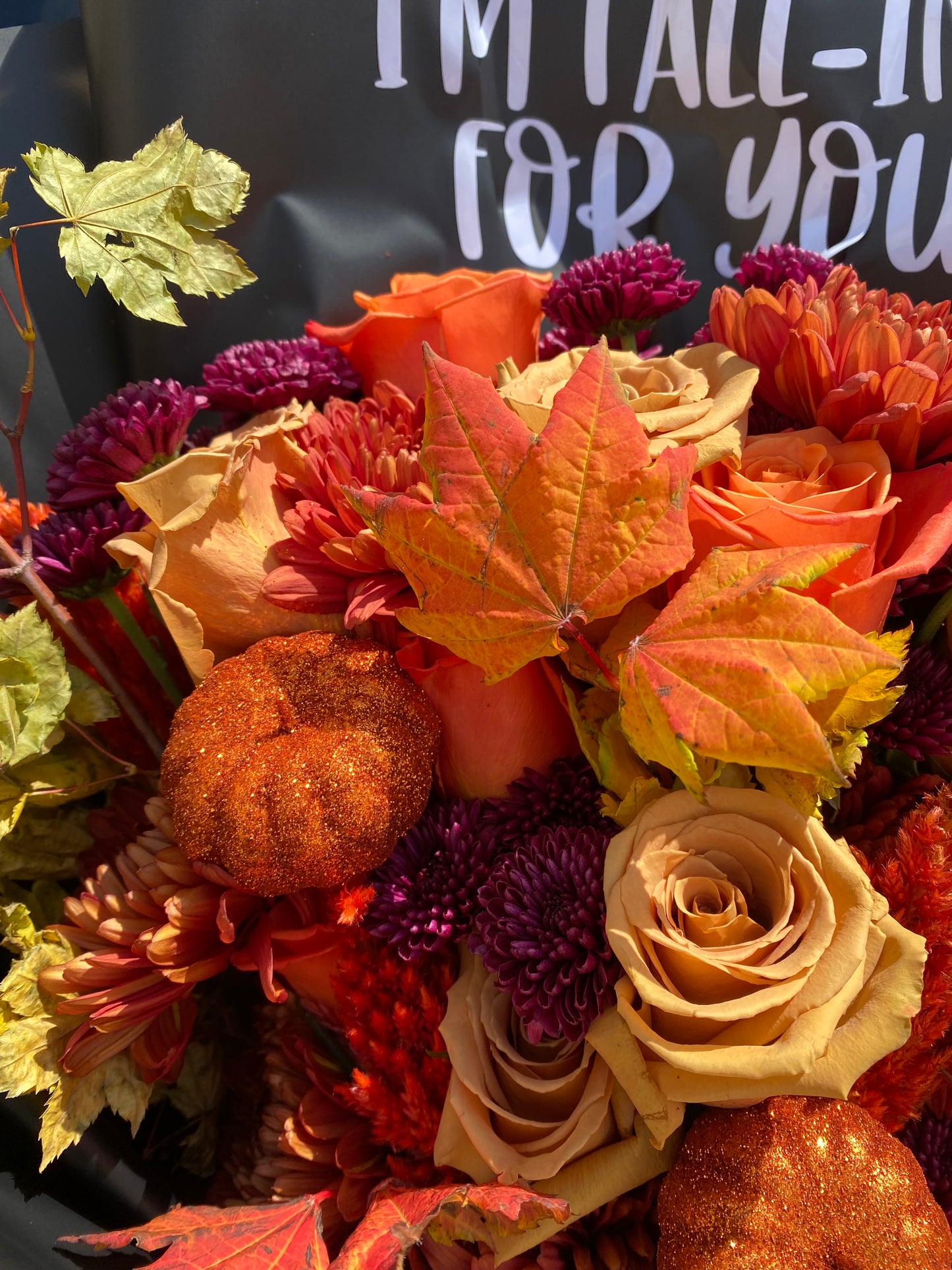 Freestyle Médium Fall mixed flat bouquet 🍂