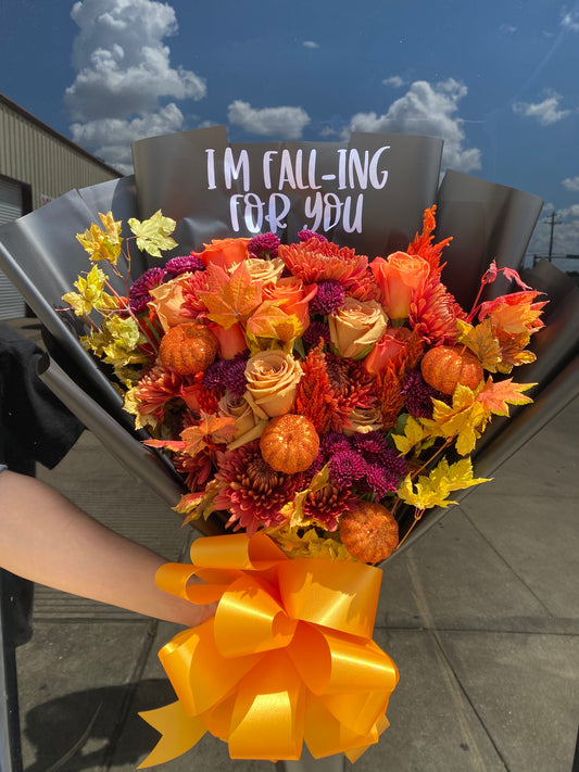 Freestyle Médium Fall mixed flat bouquet 🍂