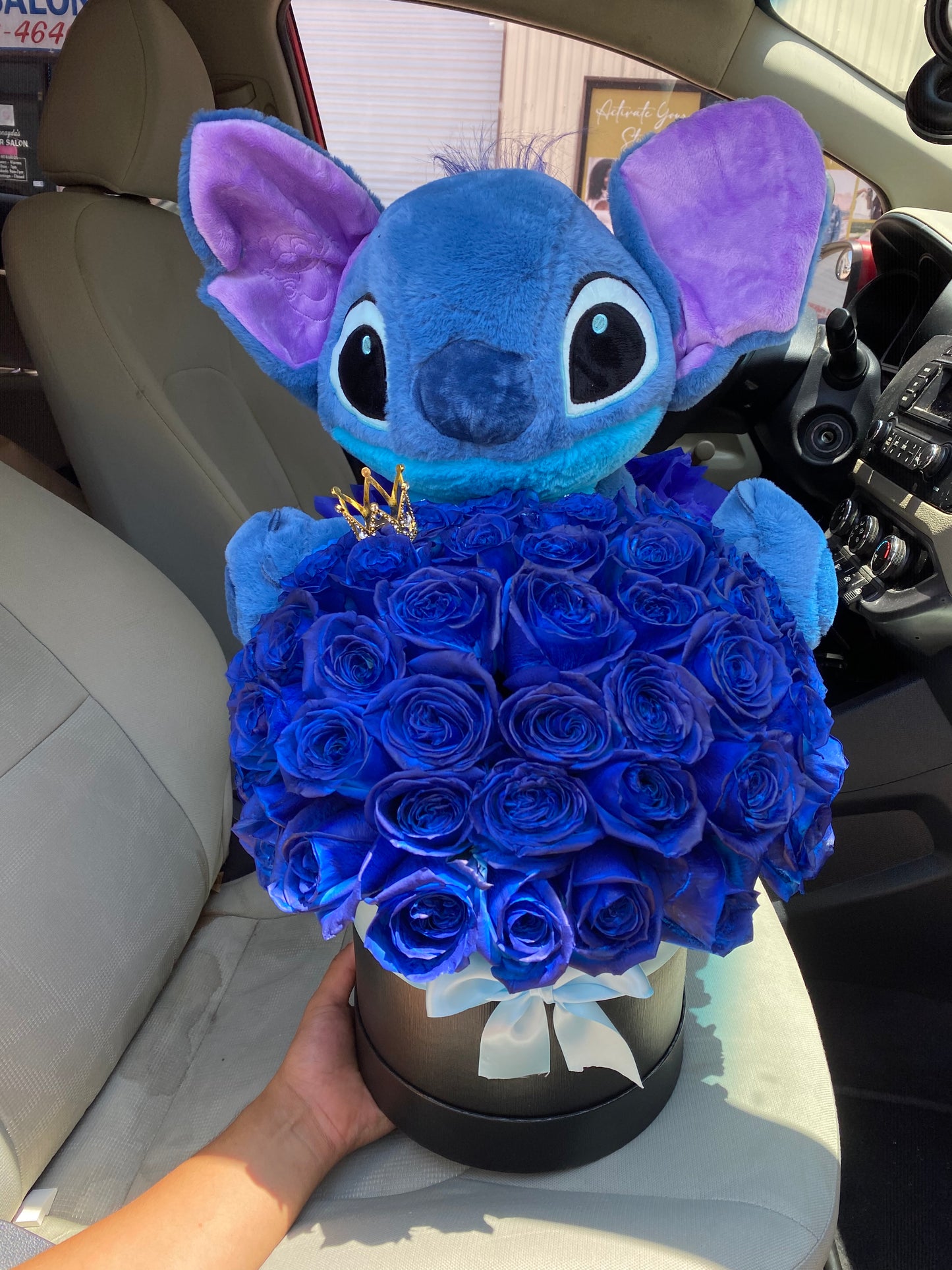 Stitch Box + Big stitch plush 💙