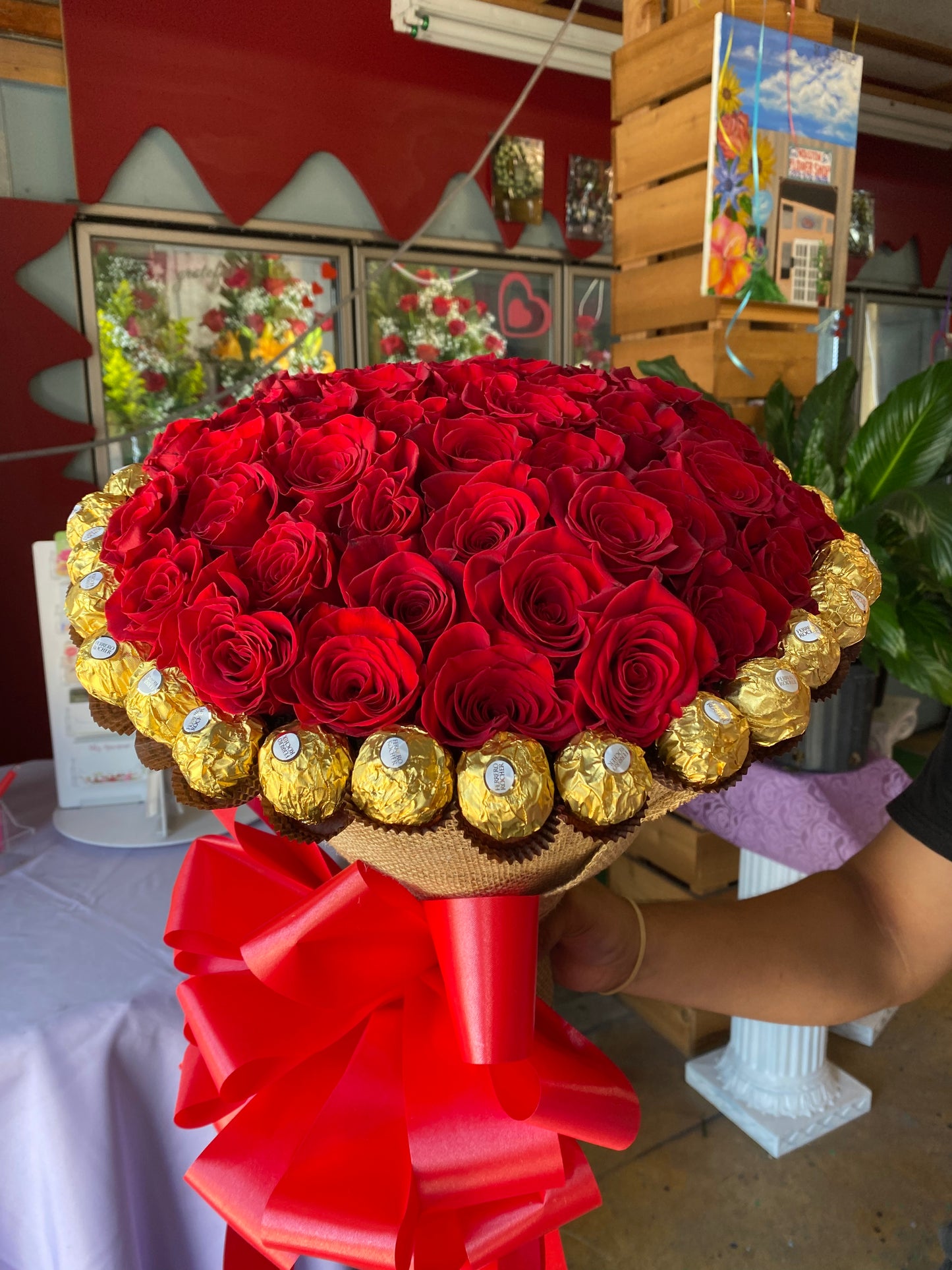 50 Rose Ferrero Chocolate Rim ❤️