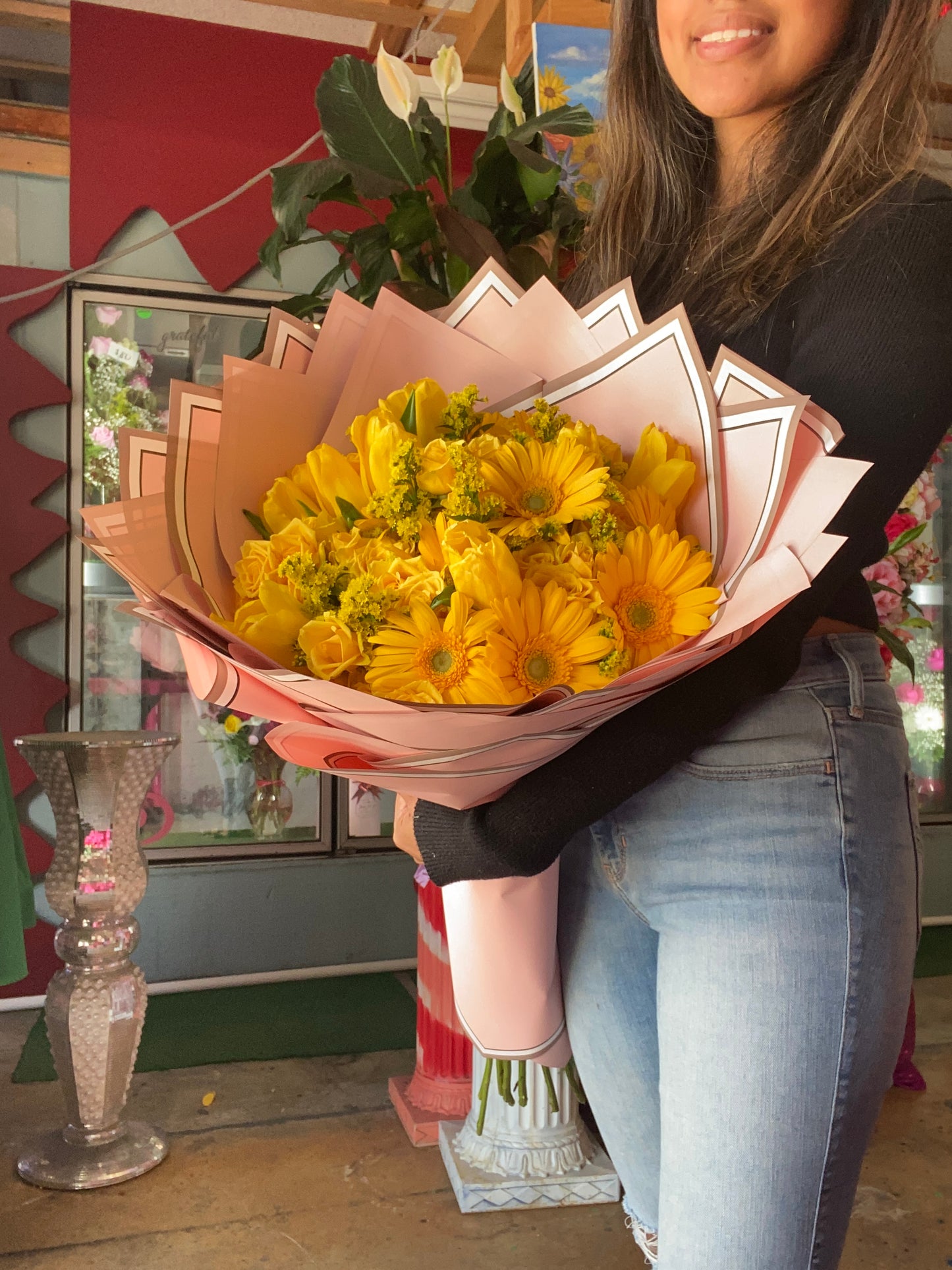 Yellow Flower mixed bouquet 💛