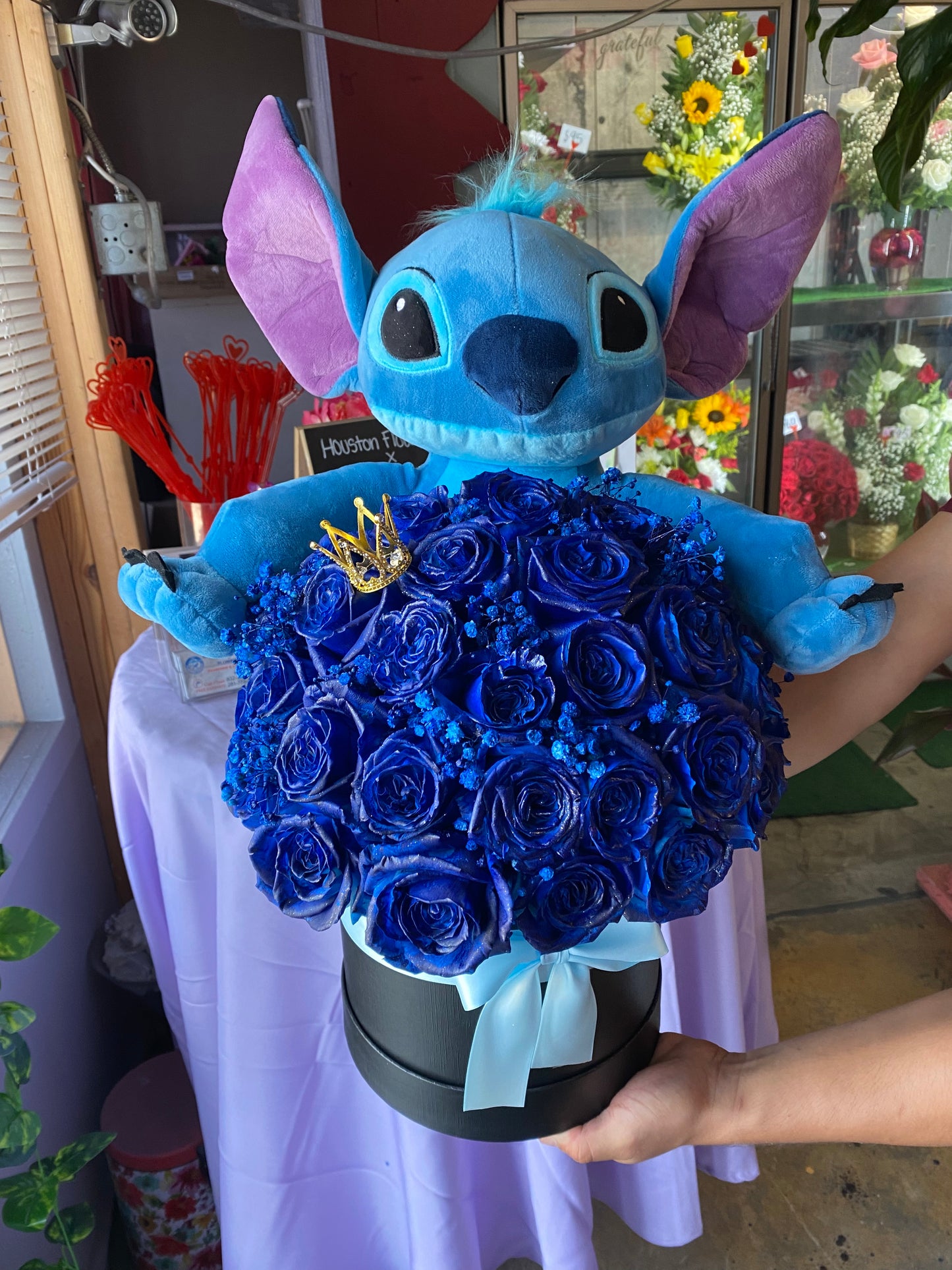 Stitch Box + Big stitch plush 💙