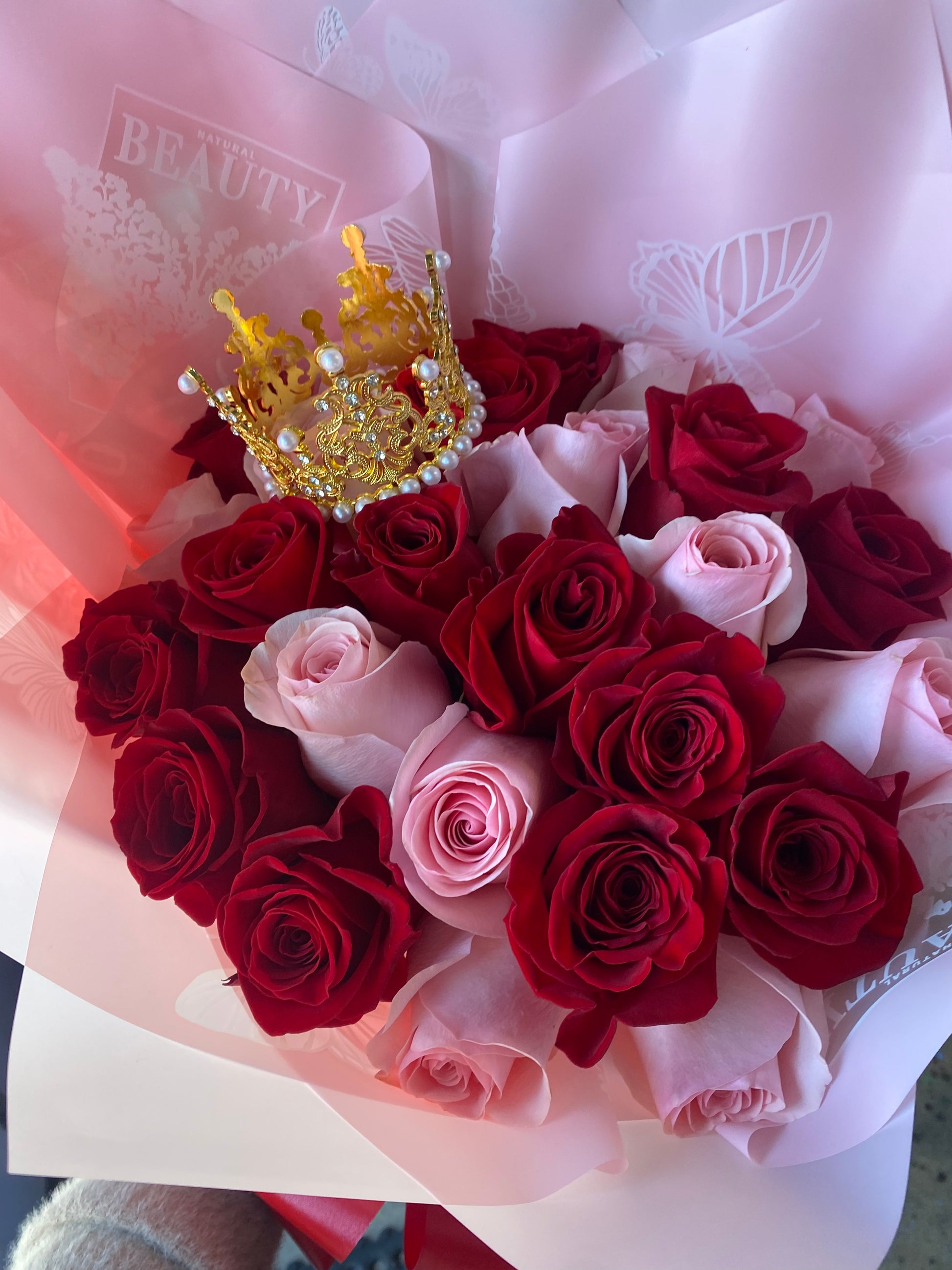 Queens Crown Rose Bouquet