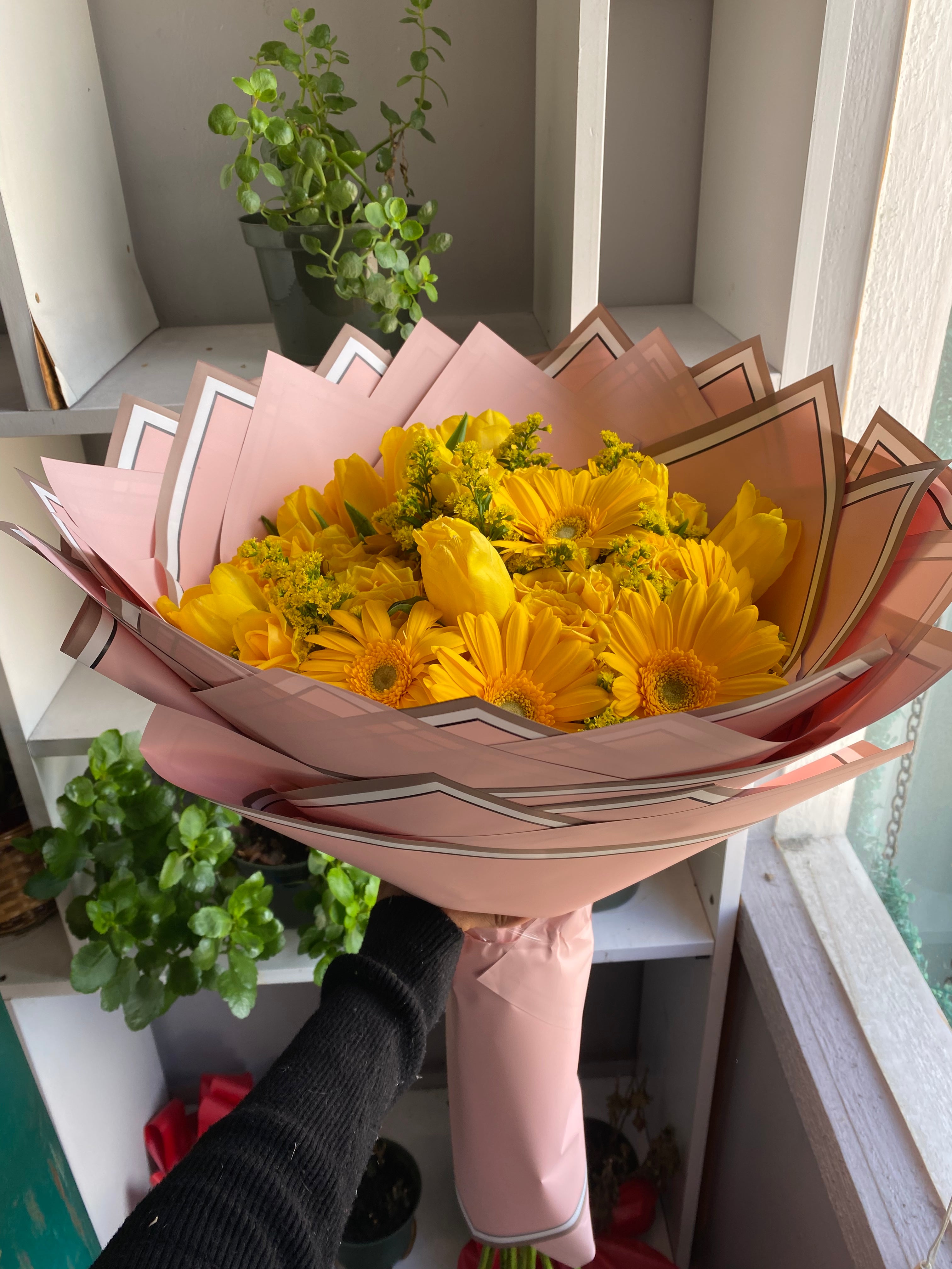 Yellow Flower mixed bouquet 💛