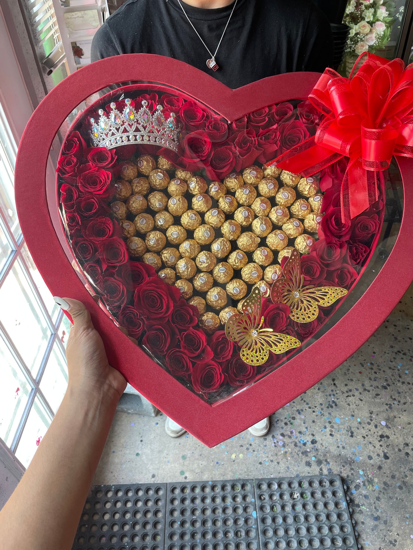 Large heart box with chocolates ❤️XL medium size