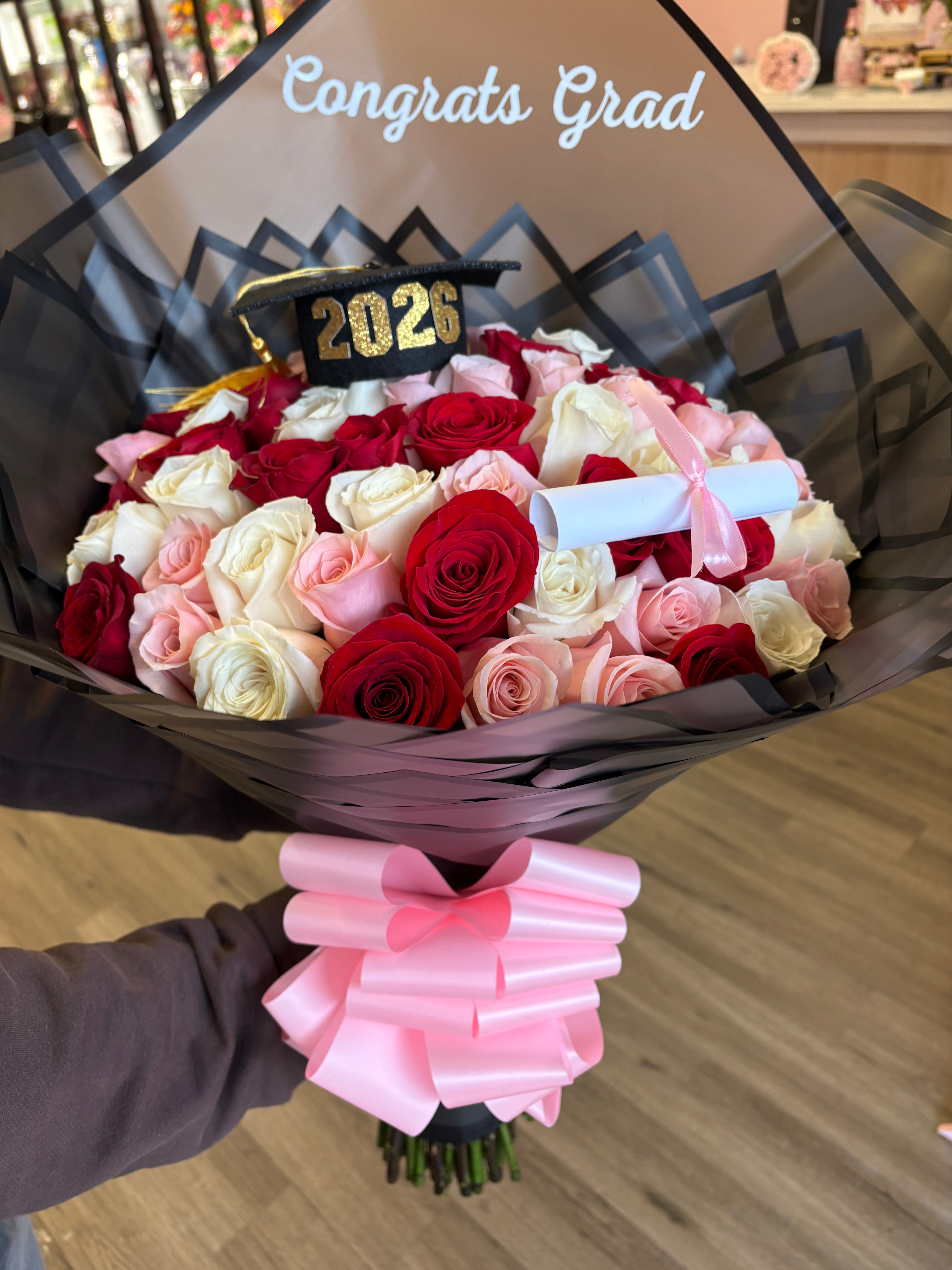 50 ct Grad Bouquet for a princess 🎓🎀