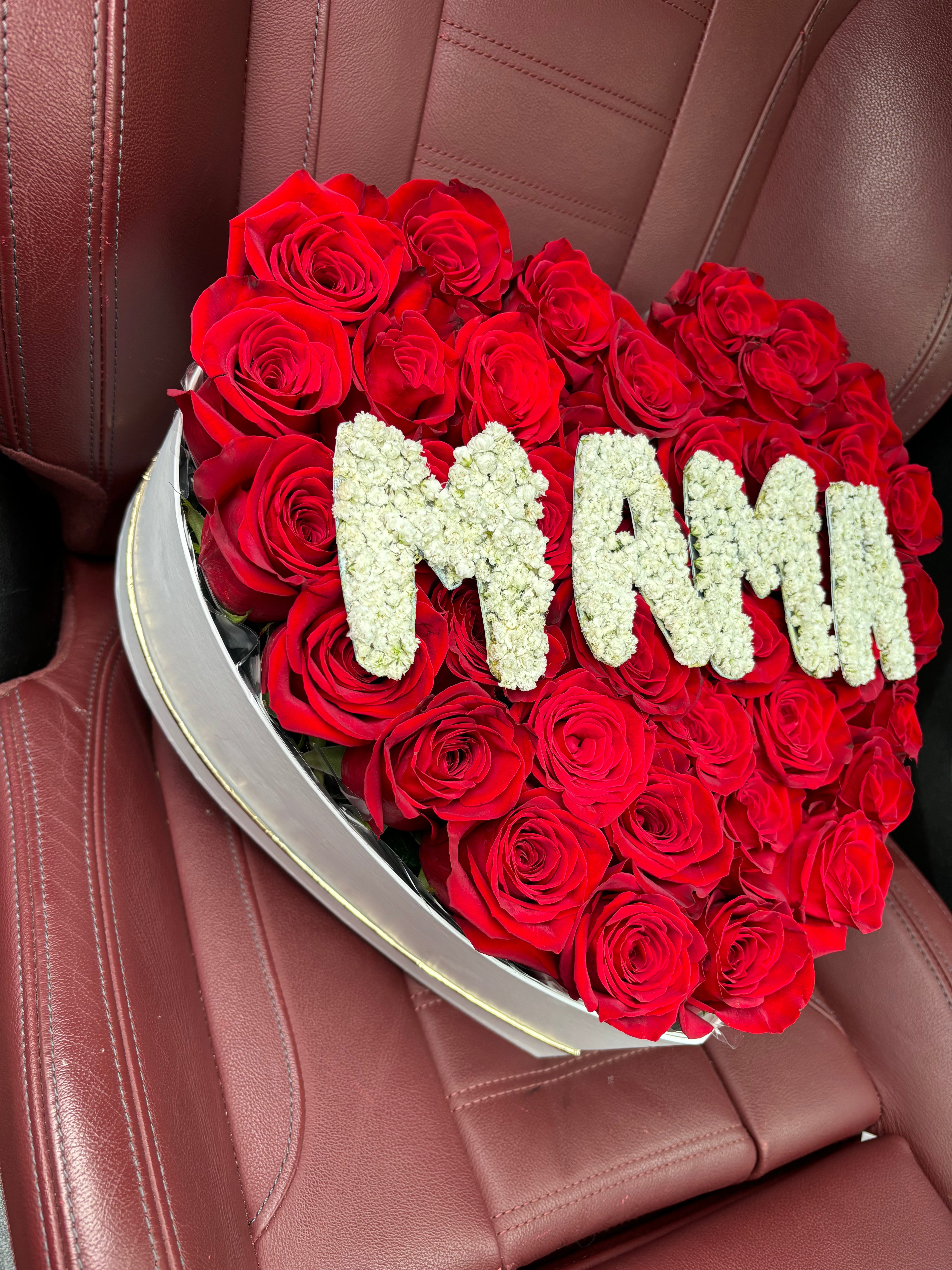Heart box with initial or letter (4 letter/number max)
