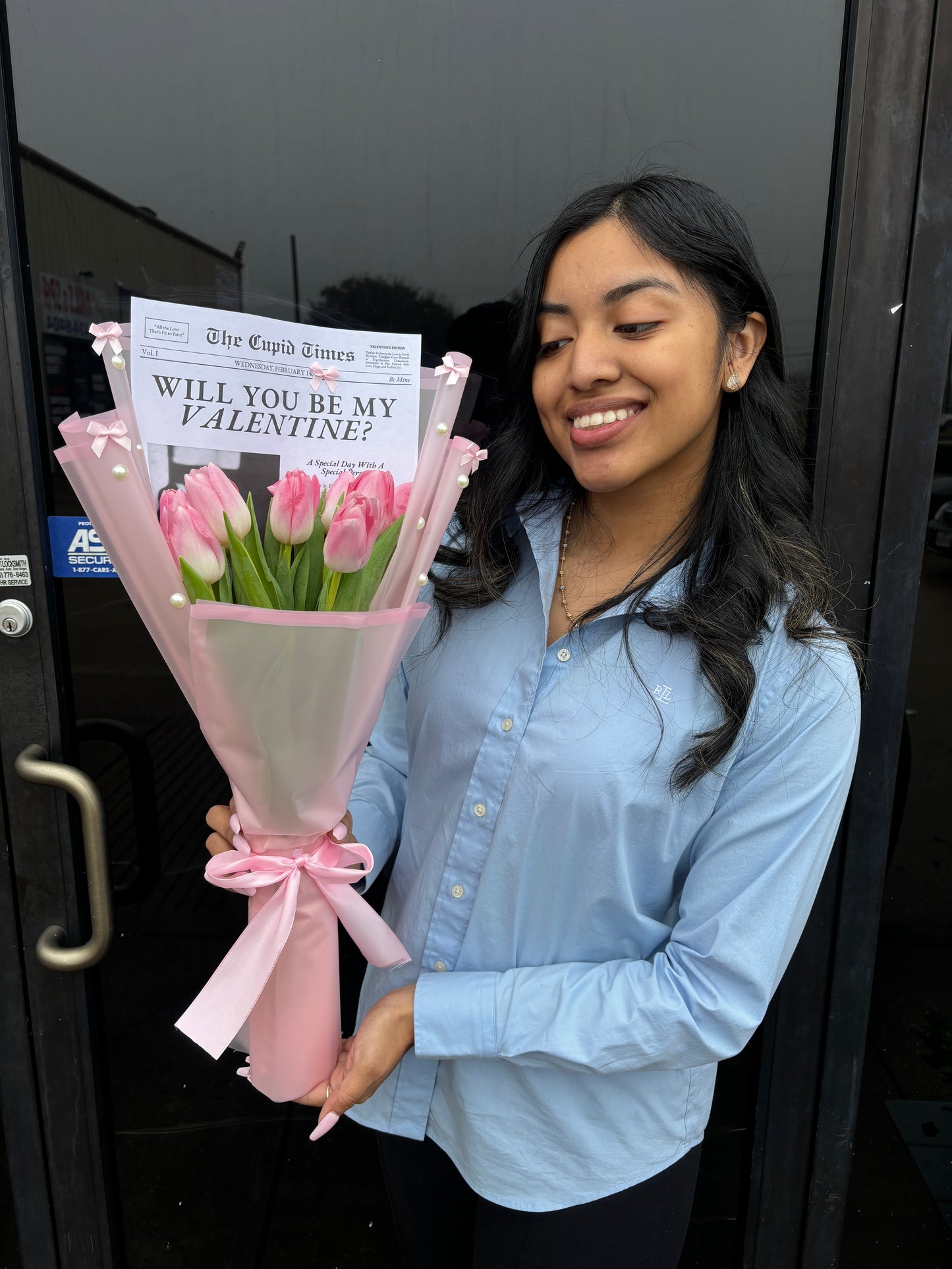 Mini vday tulip bouquet🌷