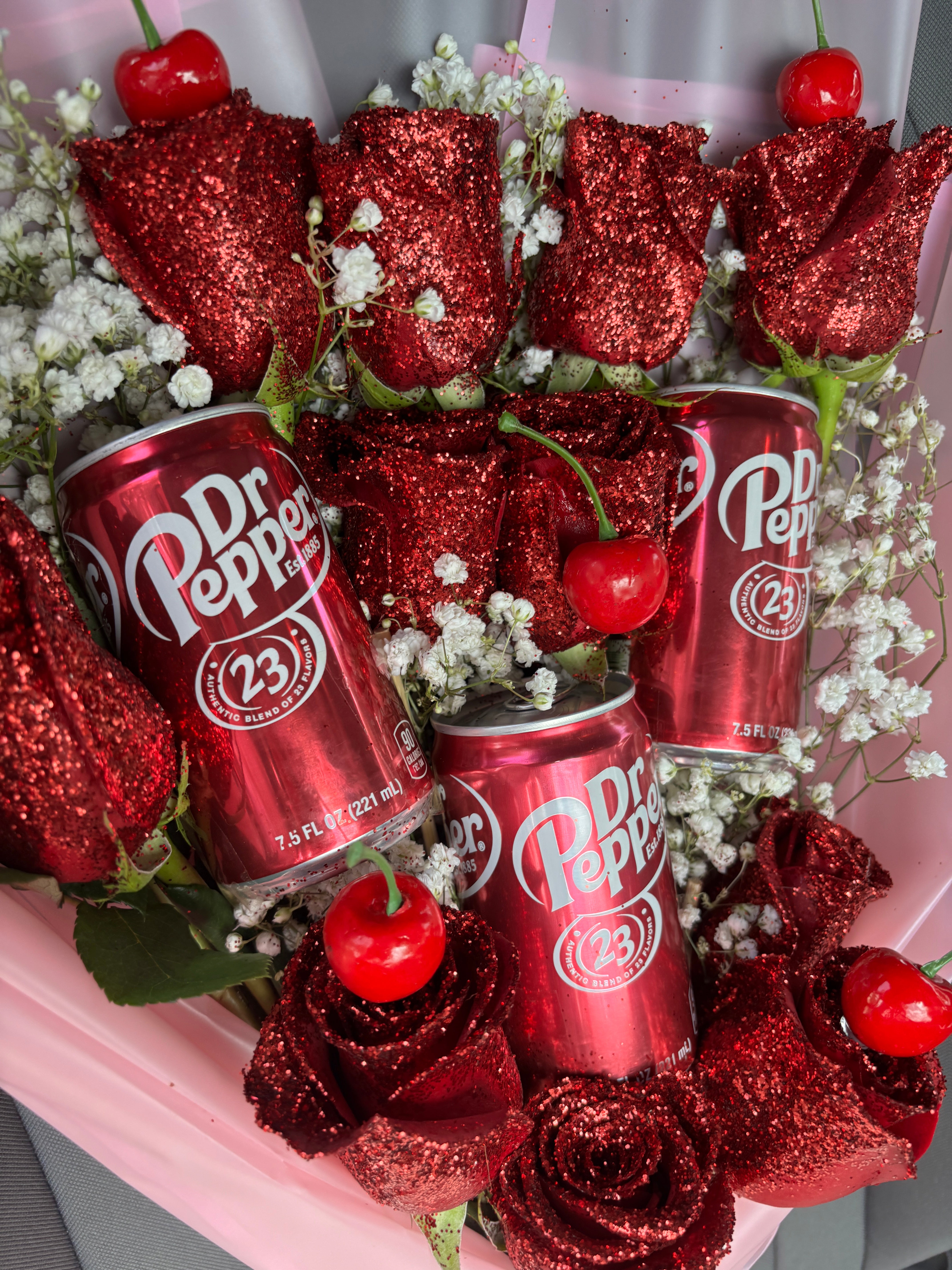 For my Dr Pepper lover bouquet ❤️🍒