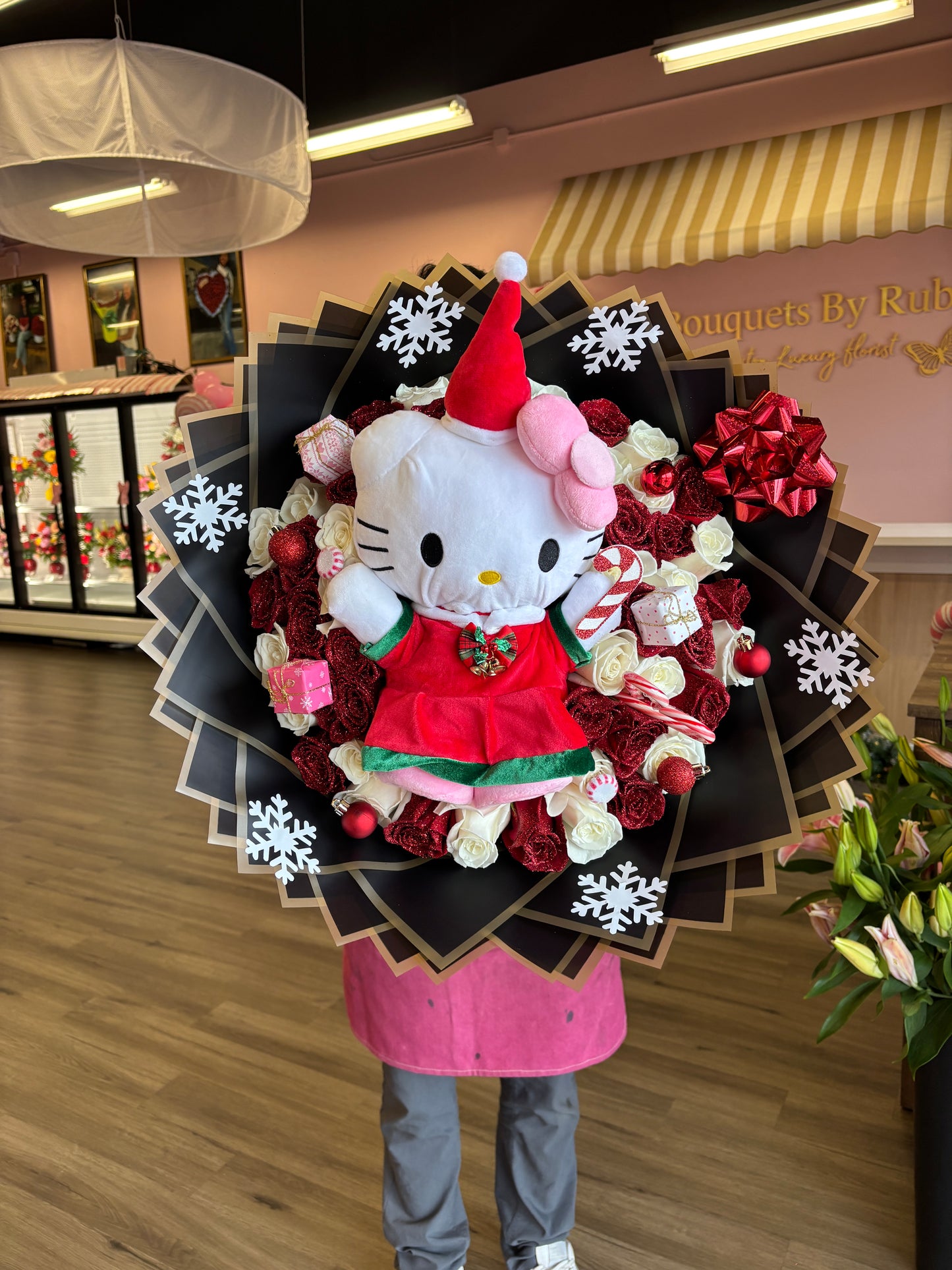 50 Jolly HK glitter bouquet for my HK girl ♥️🎄