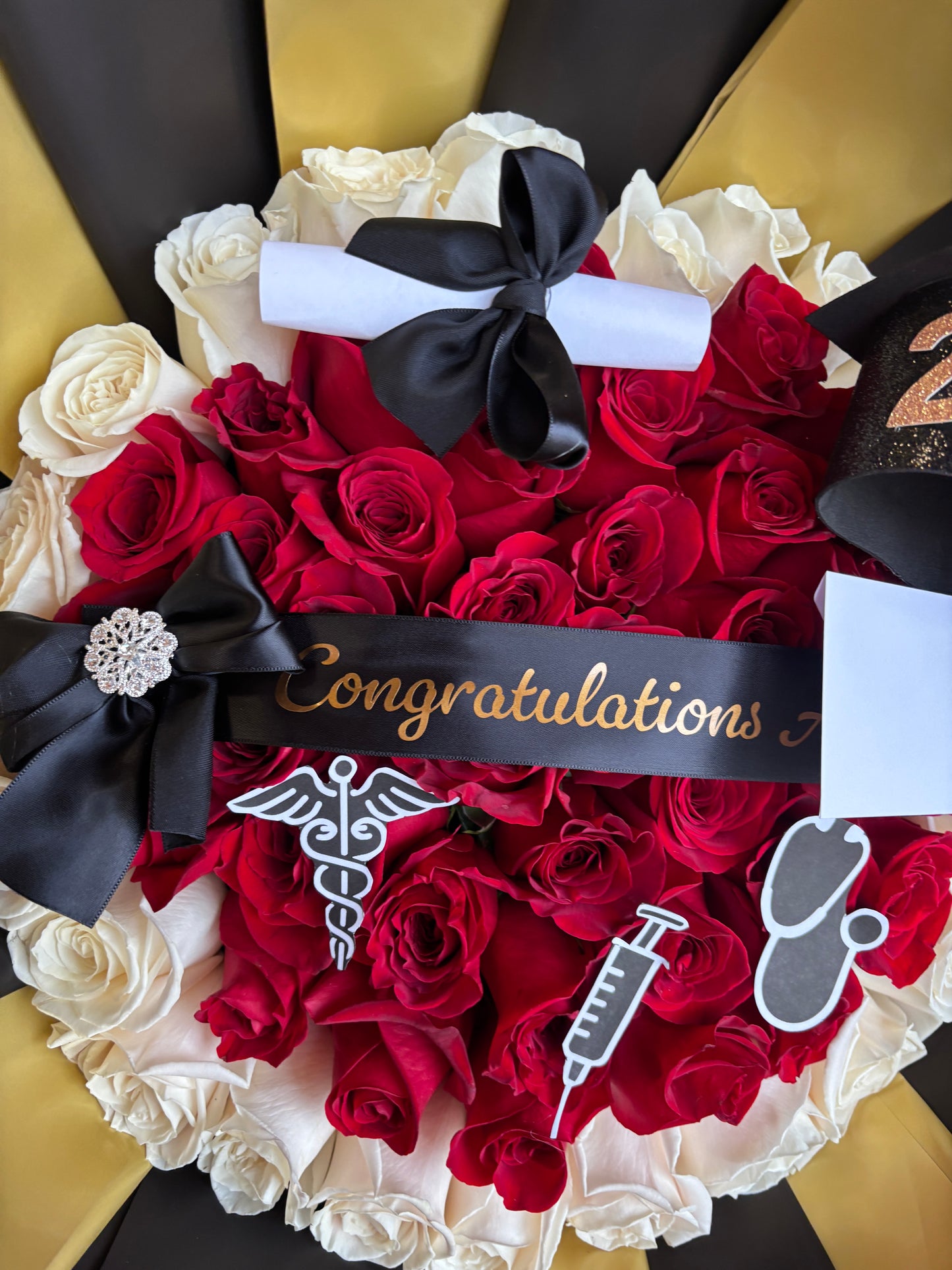 50 roses rim for the nursing career 🩺💉❤️