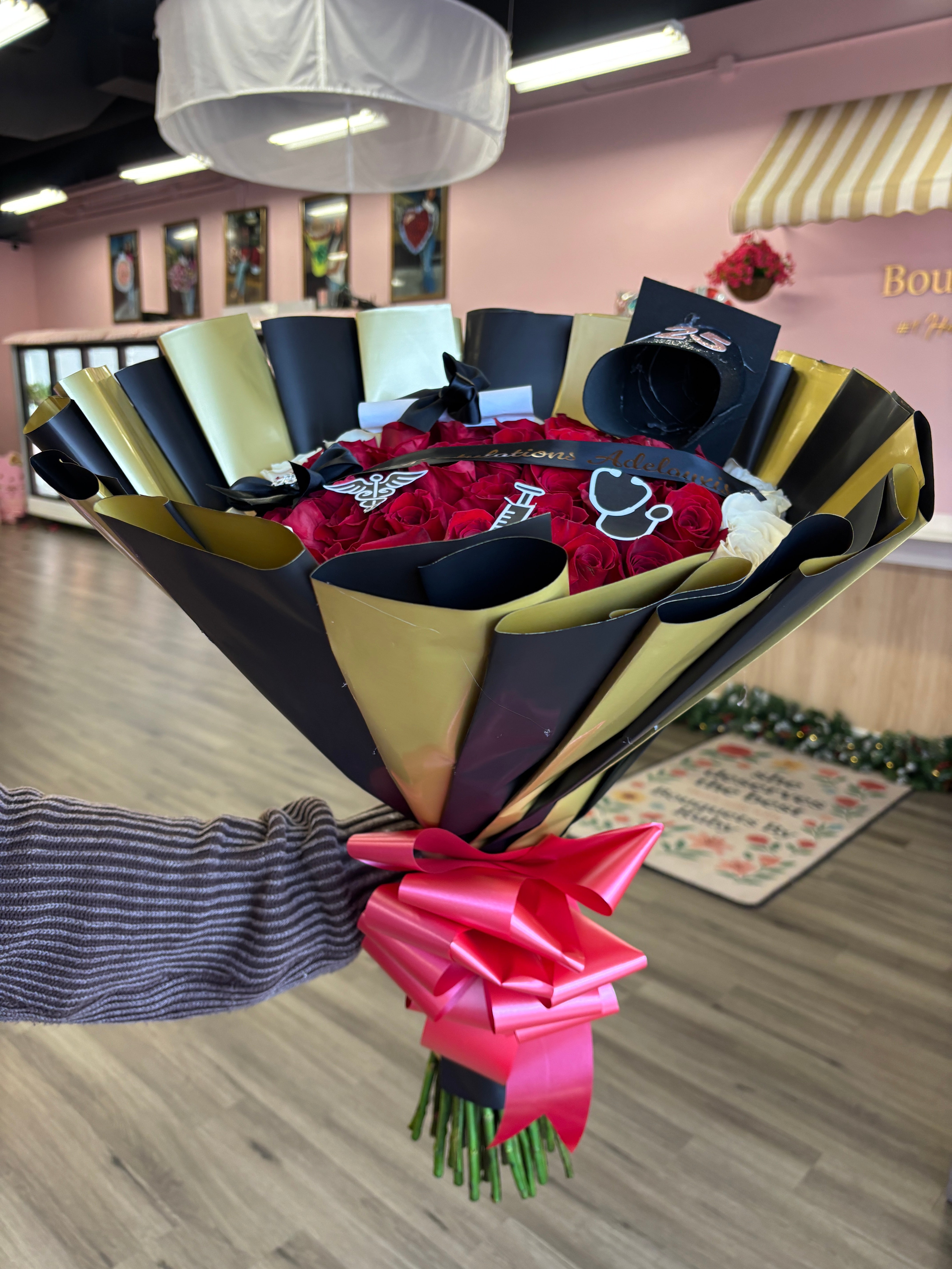 50 roses rim for the nursing career 🩺💉❤️