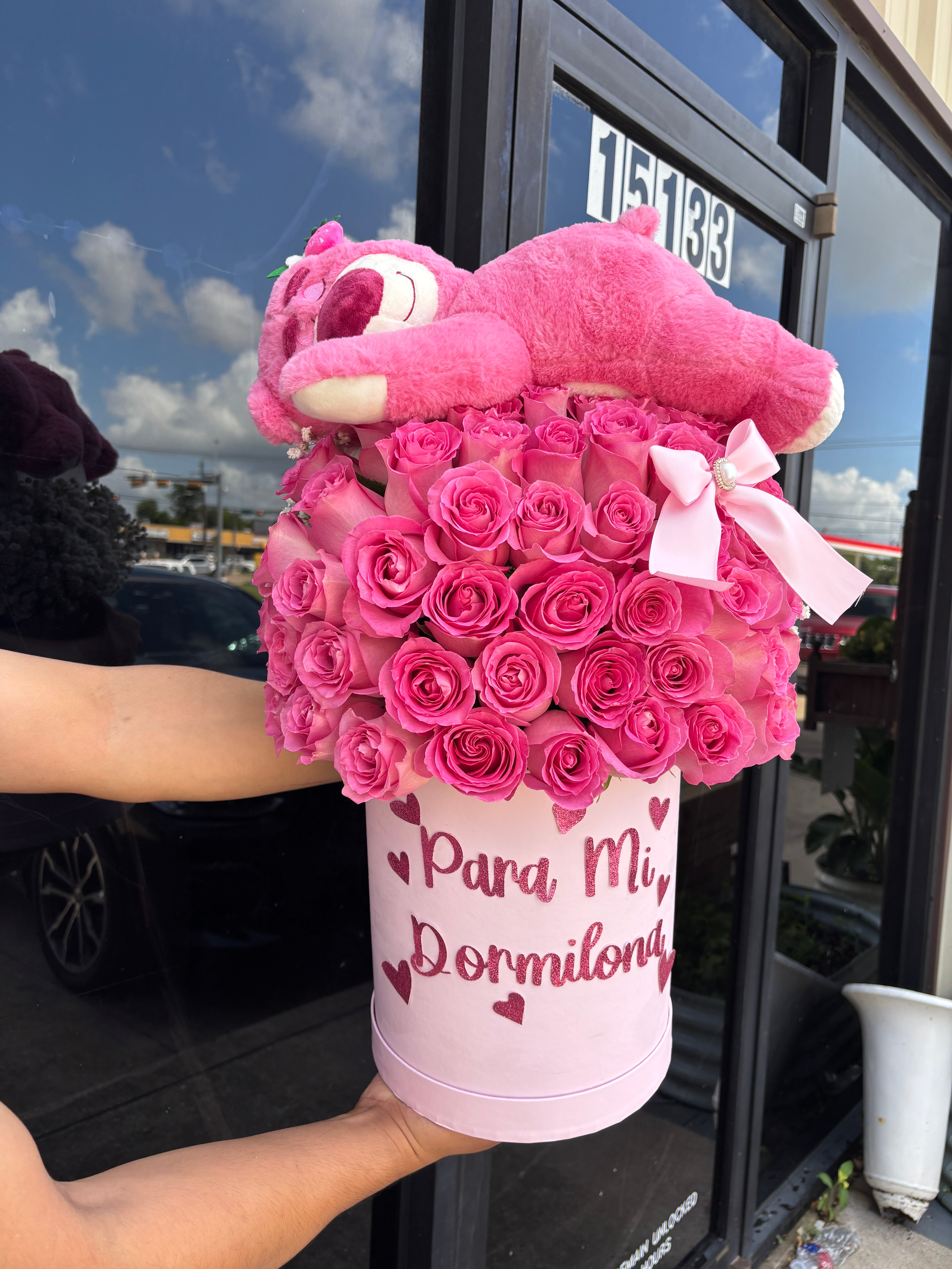 50 Rosas Caja para mi dormilona 💘