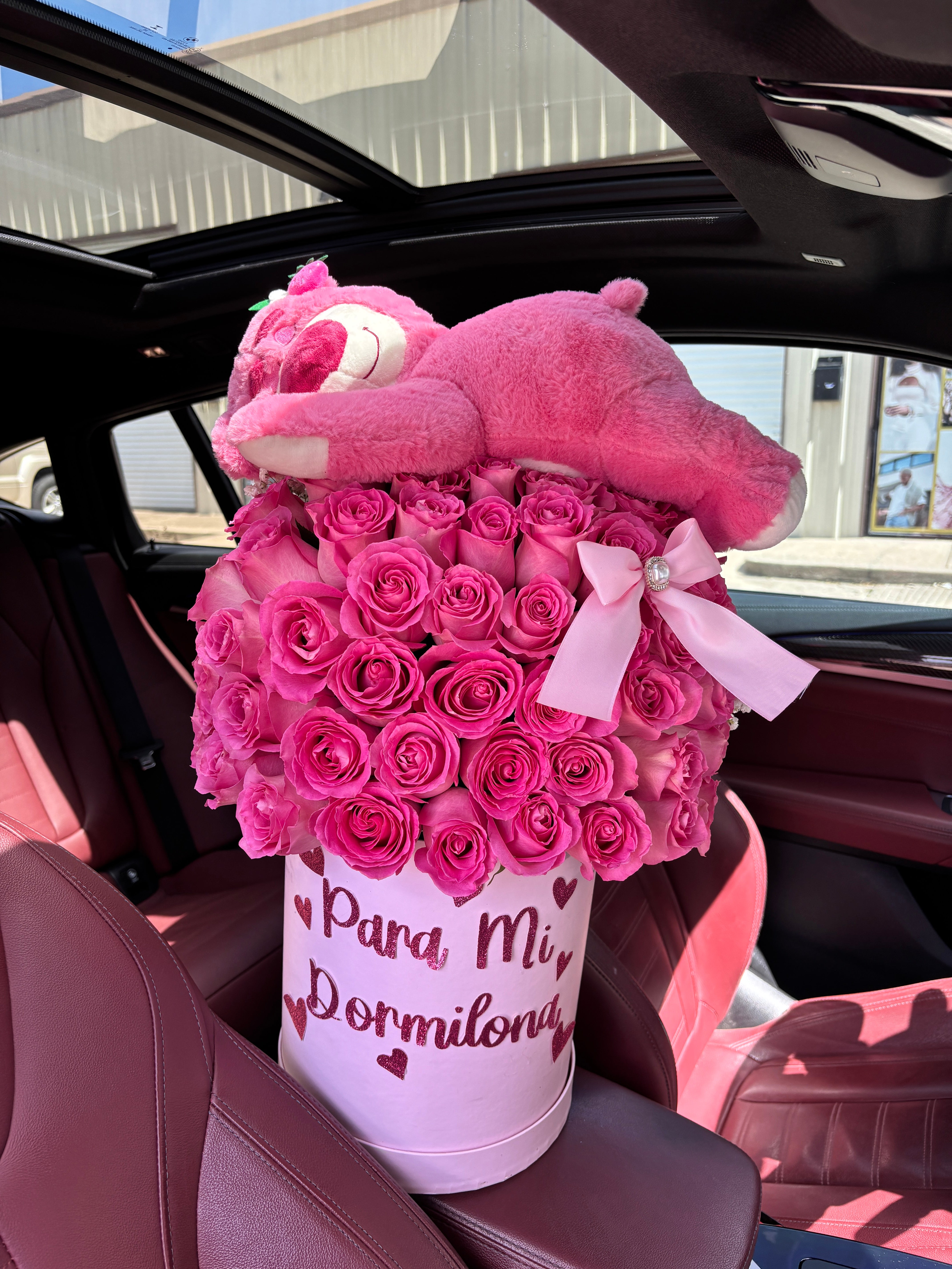 50 Rosas Caja para mi dormilona 💘