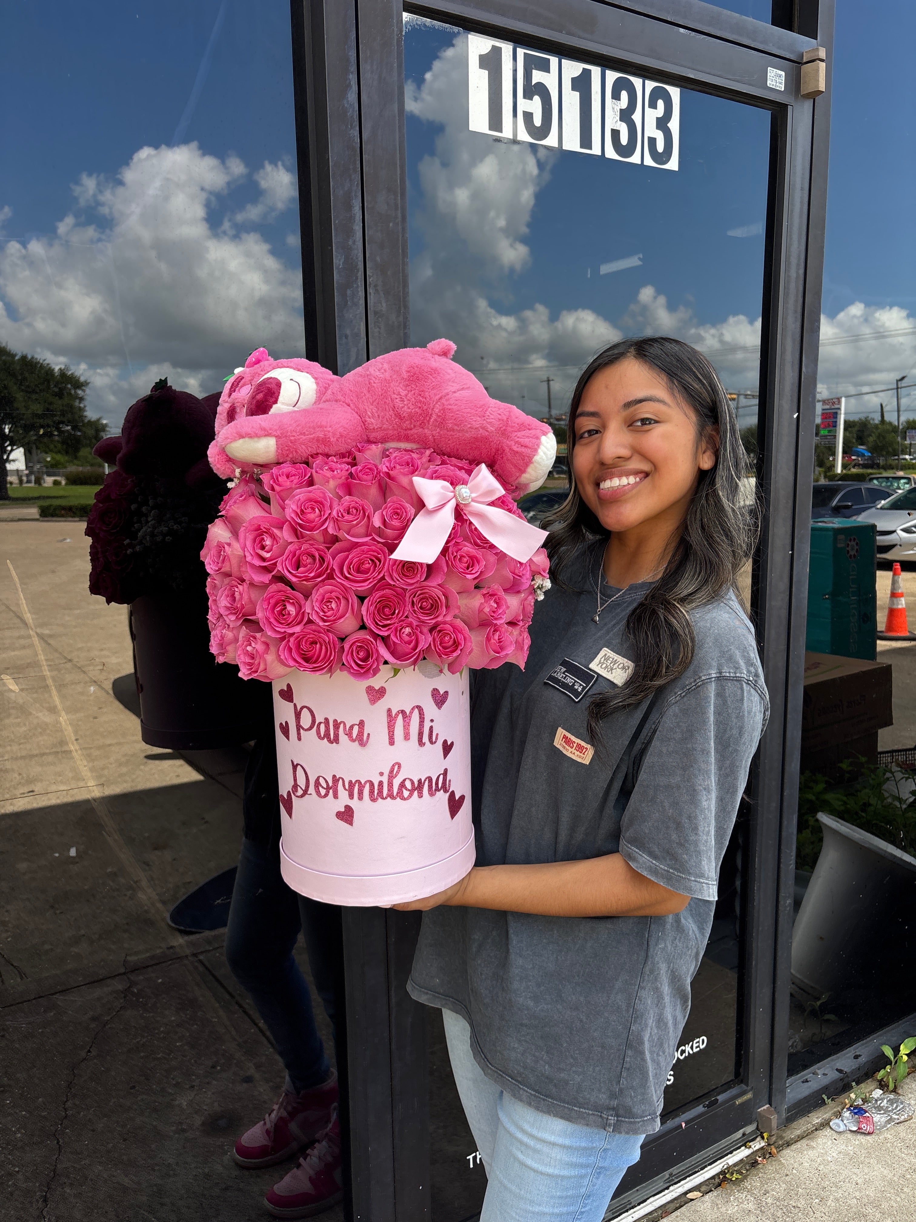 50 Rosas Caja para mi dormilona 💘