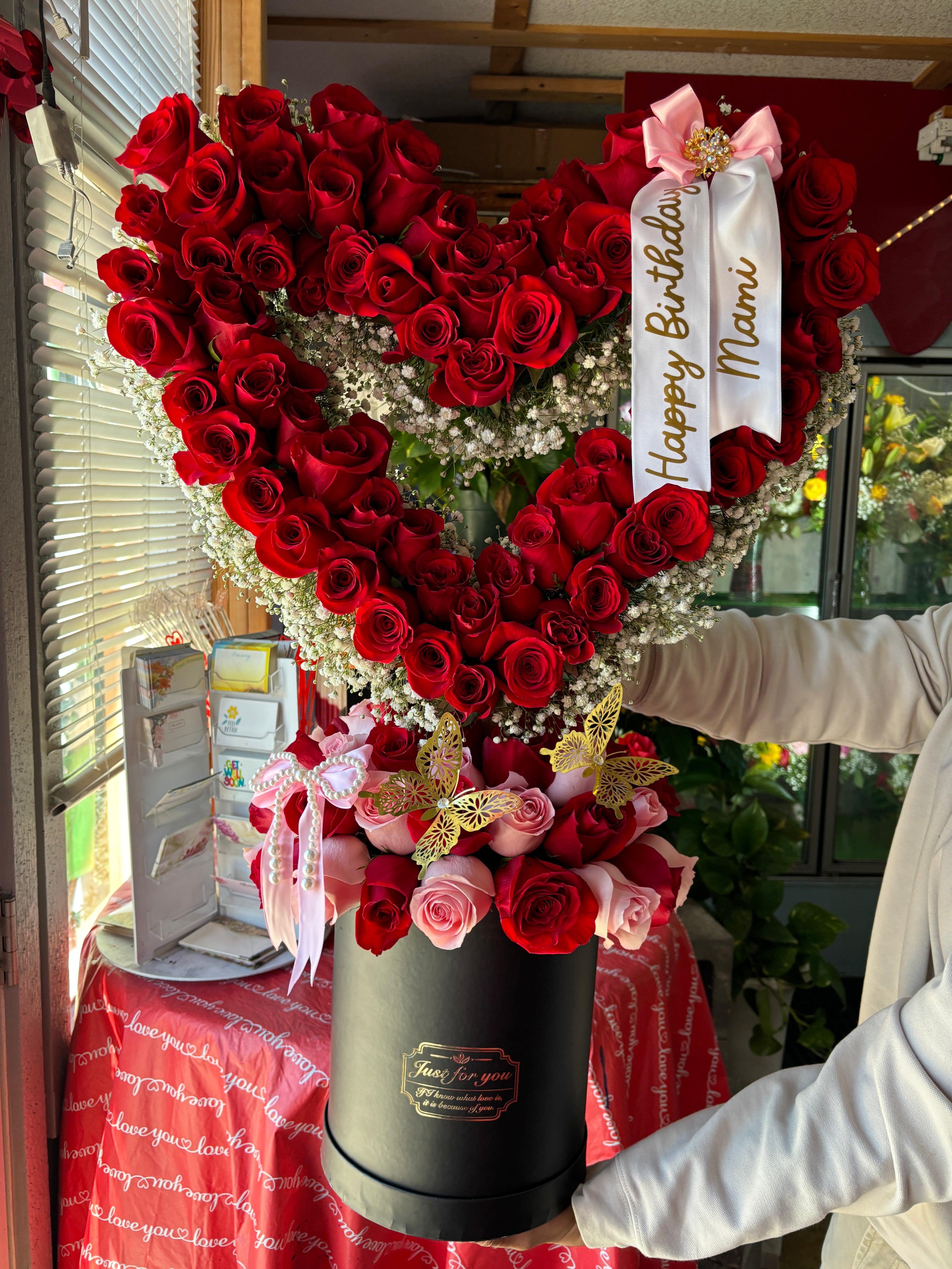 125 rose Rose Garden double tier Love