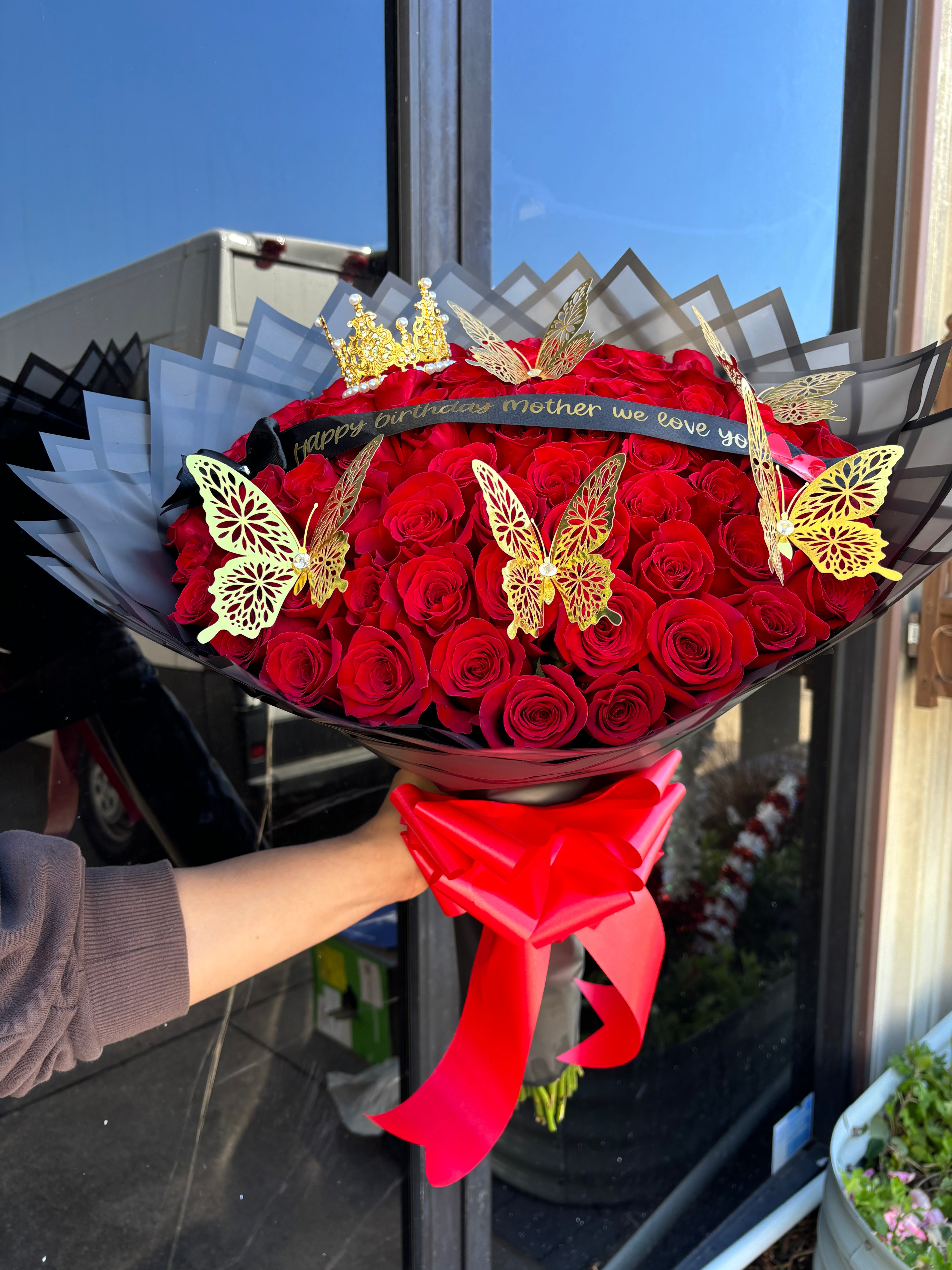 75  Elegant Rose Bouquet princess❤️