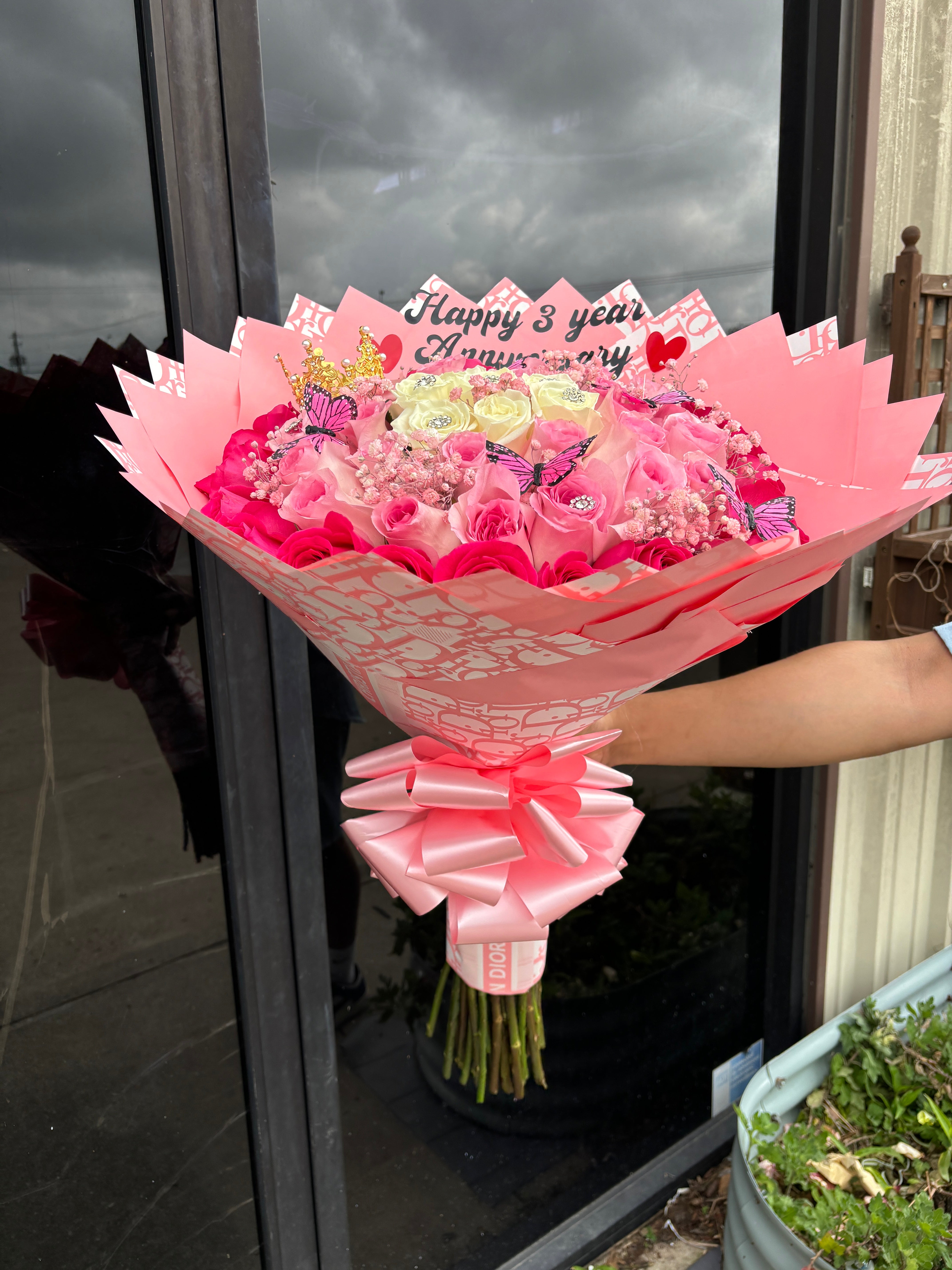 50 roses pink shades My Barbie color bouquet🎀