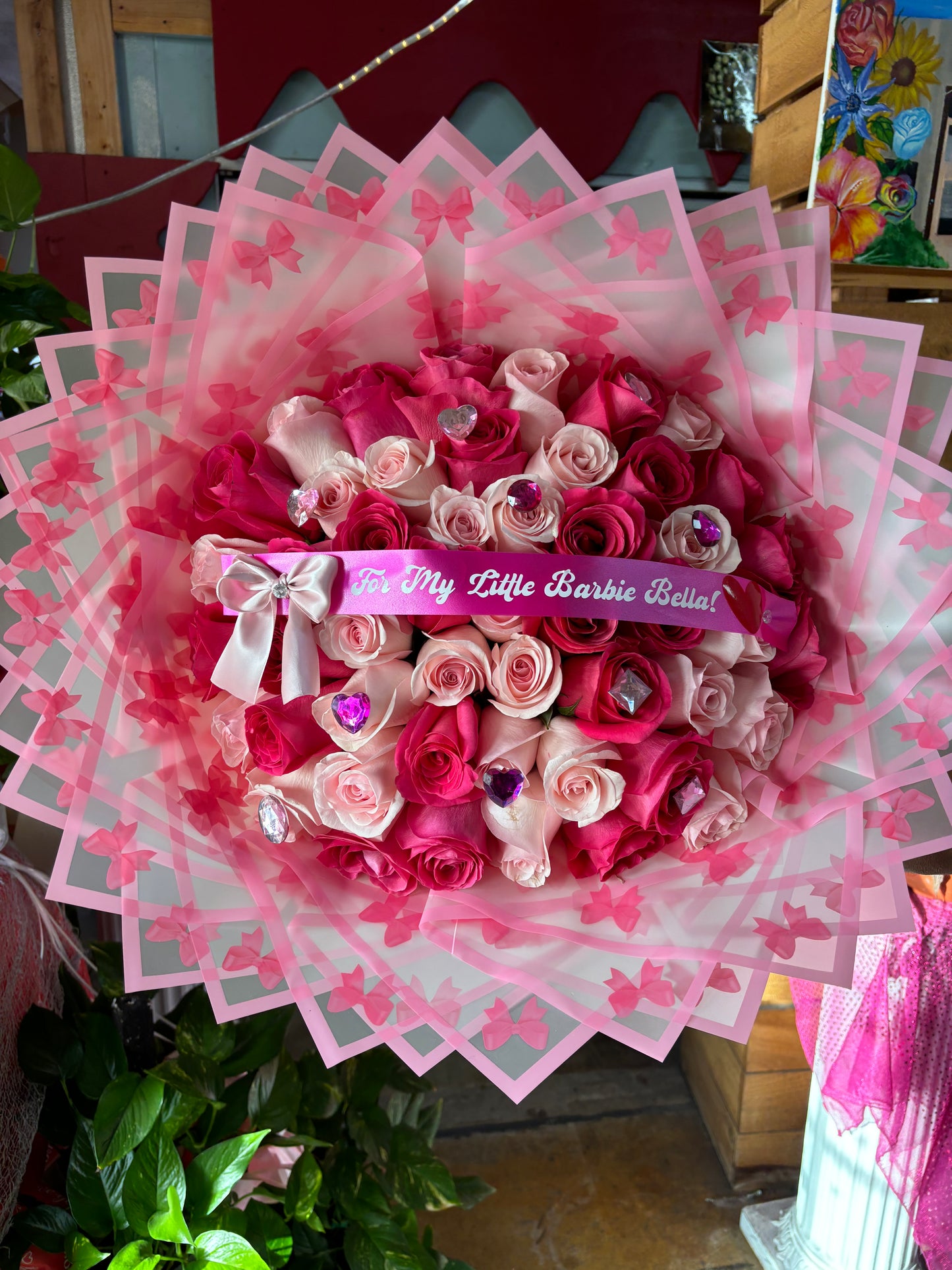 50 ct Barbie roses 🎀 – bouquetsbyrubyhtx