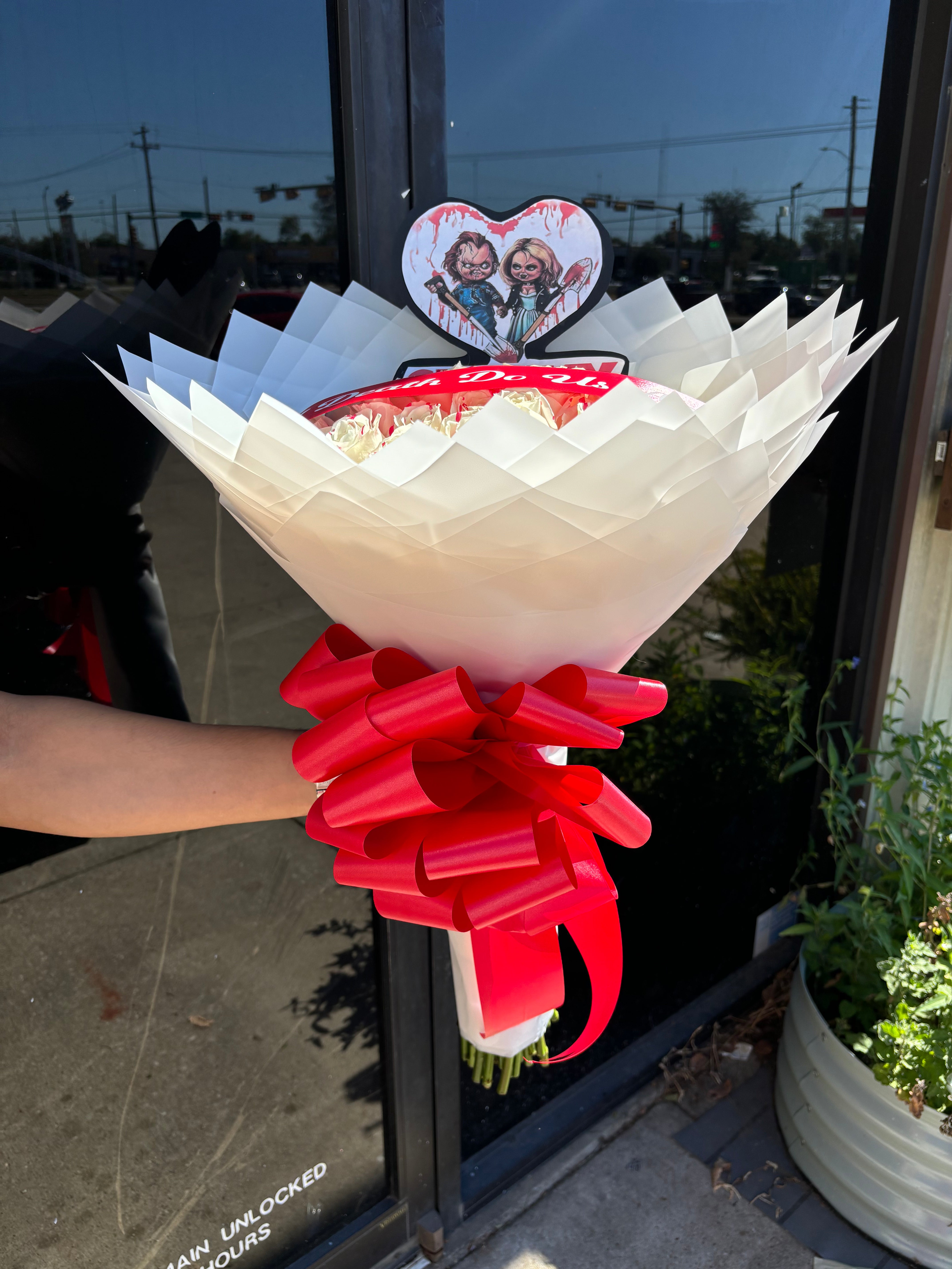 50 rose blodody roses  Chucky & Tiffany 🔪♥️