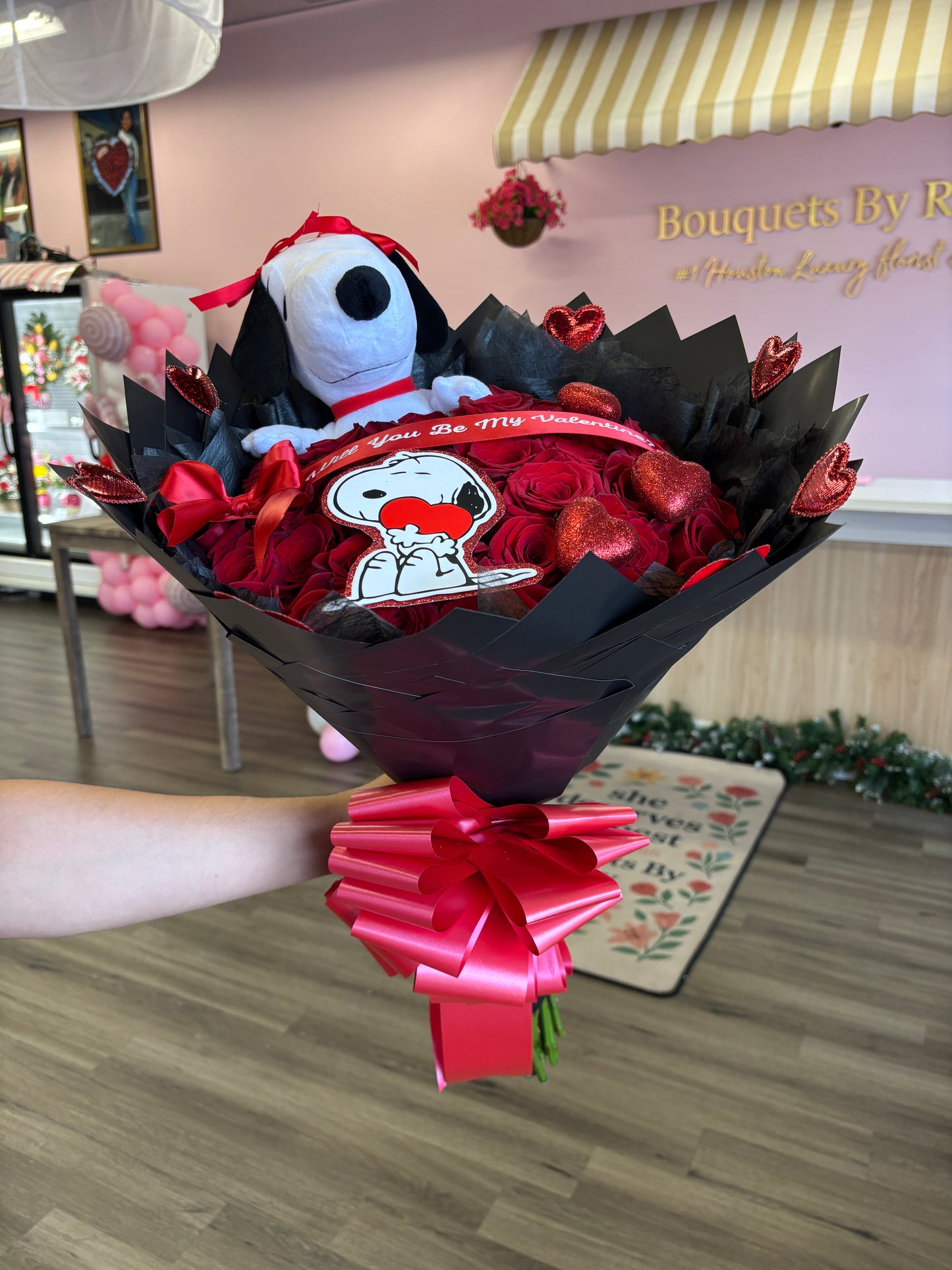 36 snoopy love bouquet 💌