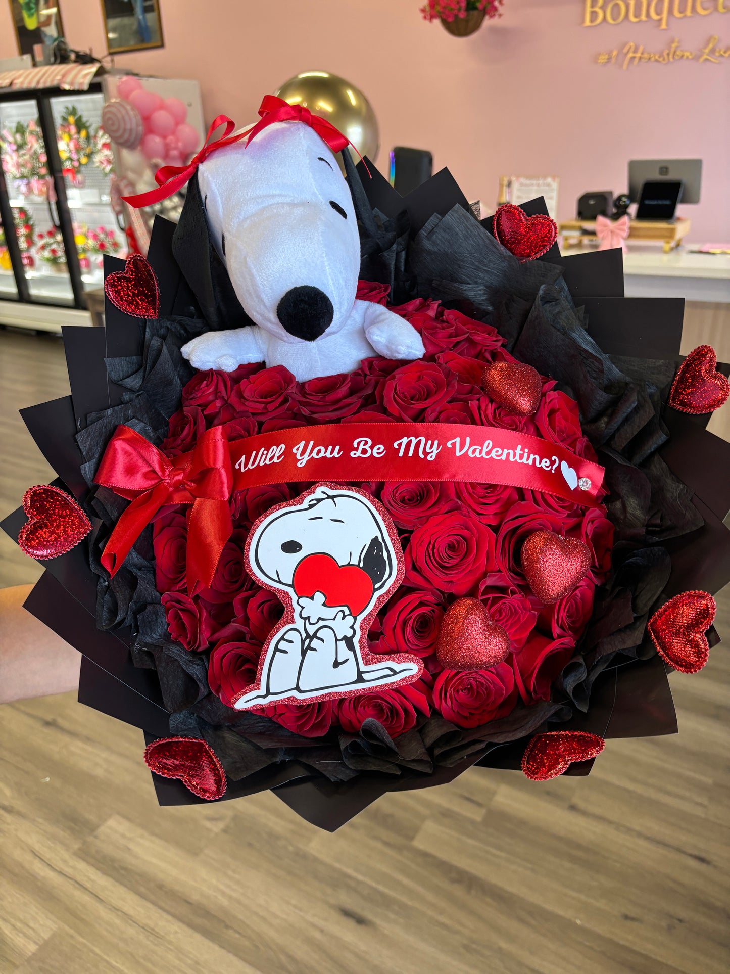 36 snoopy love bouquet 💌