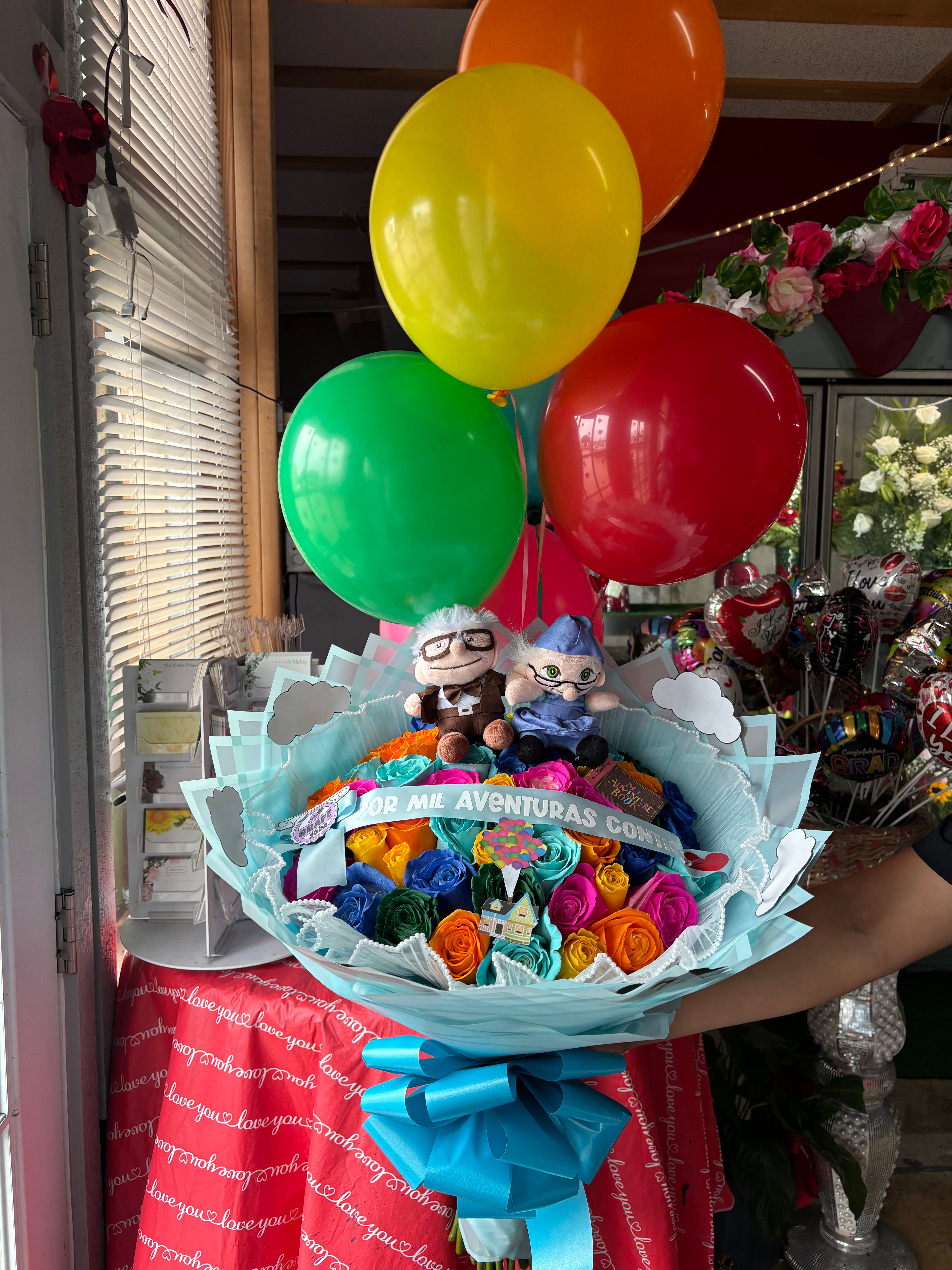To my partner of adventures 🎈🏠50 rose